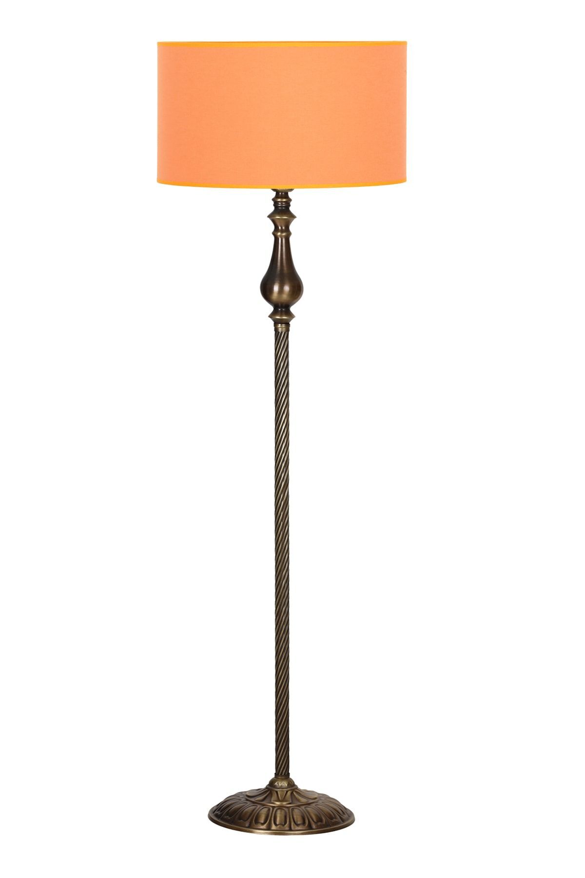 Antony Antique Twisted Metal Floor Lamp - Pre Grey