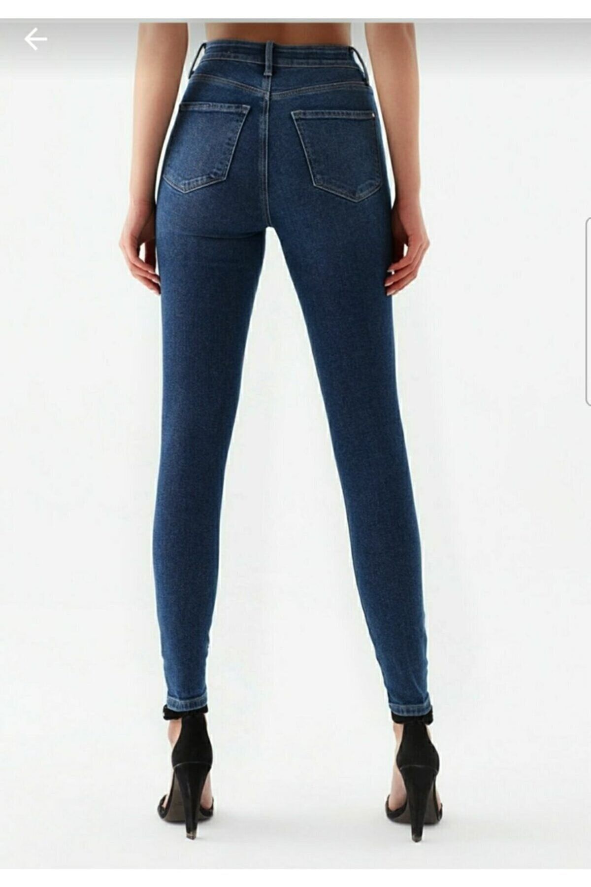 geenz manifacture-Clody Blue Skinny Jeans - Γυναικείο Power Lycra Παντελόνι 3