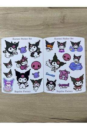 Cuppy Box Kuromi Sticker 2 Sayfa 22 Parça