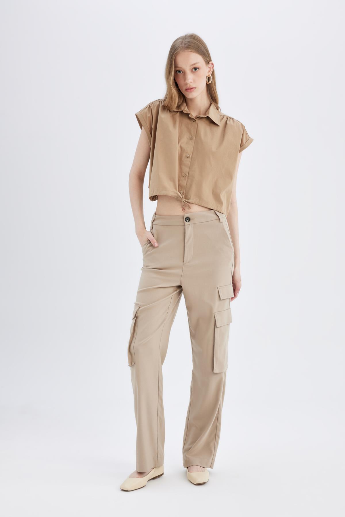 شومیز زنانه دفاکتو | D1200AX24SM Defacto - Image 2