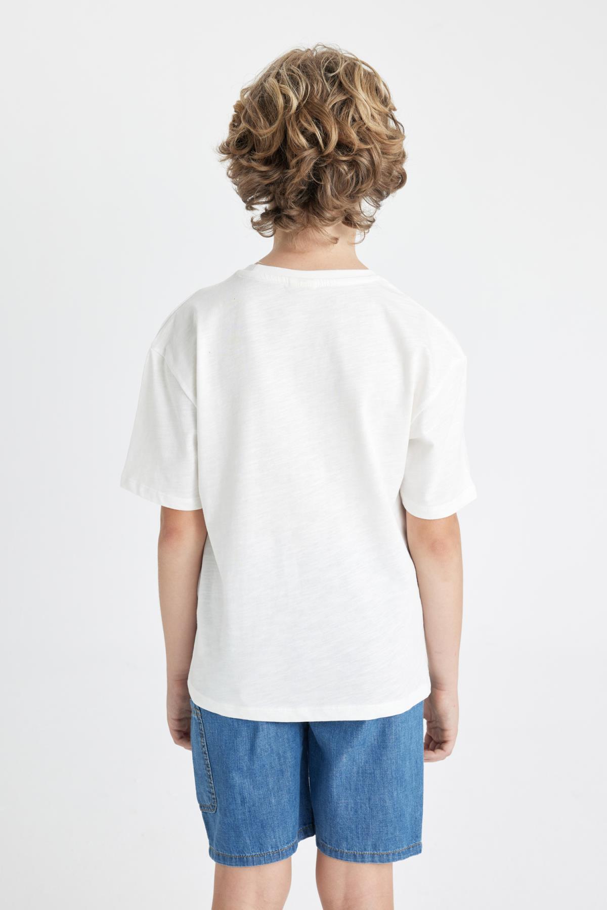 تی شرت پسرانه دفاکتو | C5084A824HS Defacto - Image 6