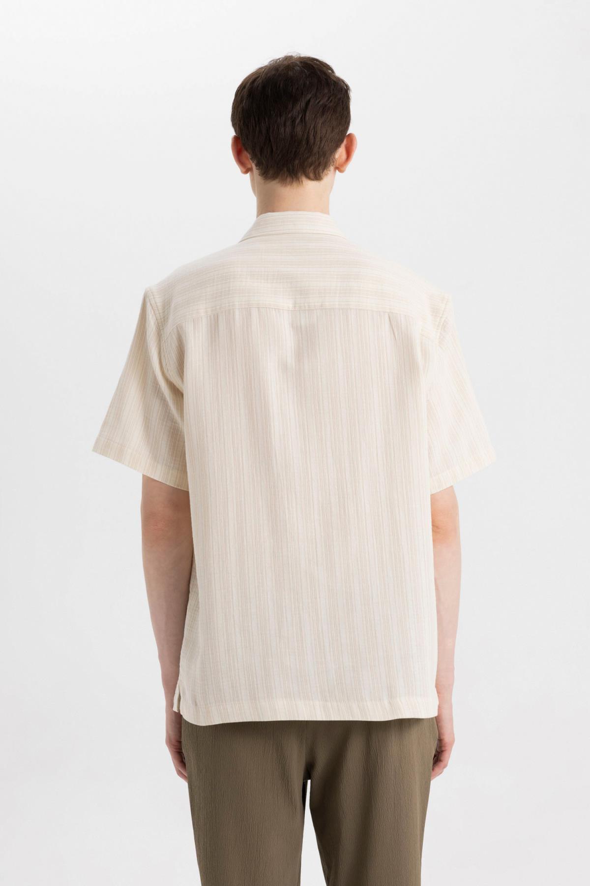 پیراهن مردانه دفاکتو | C7582AX24SM Defacto - Image 5