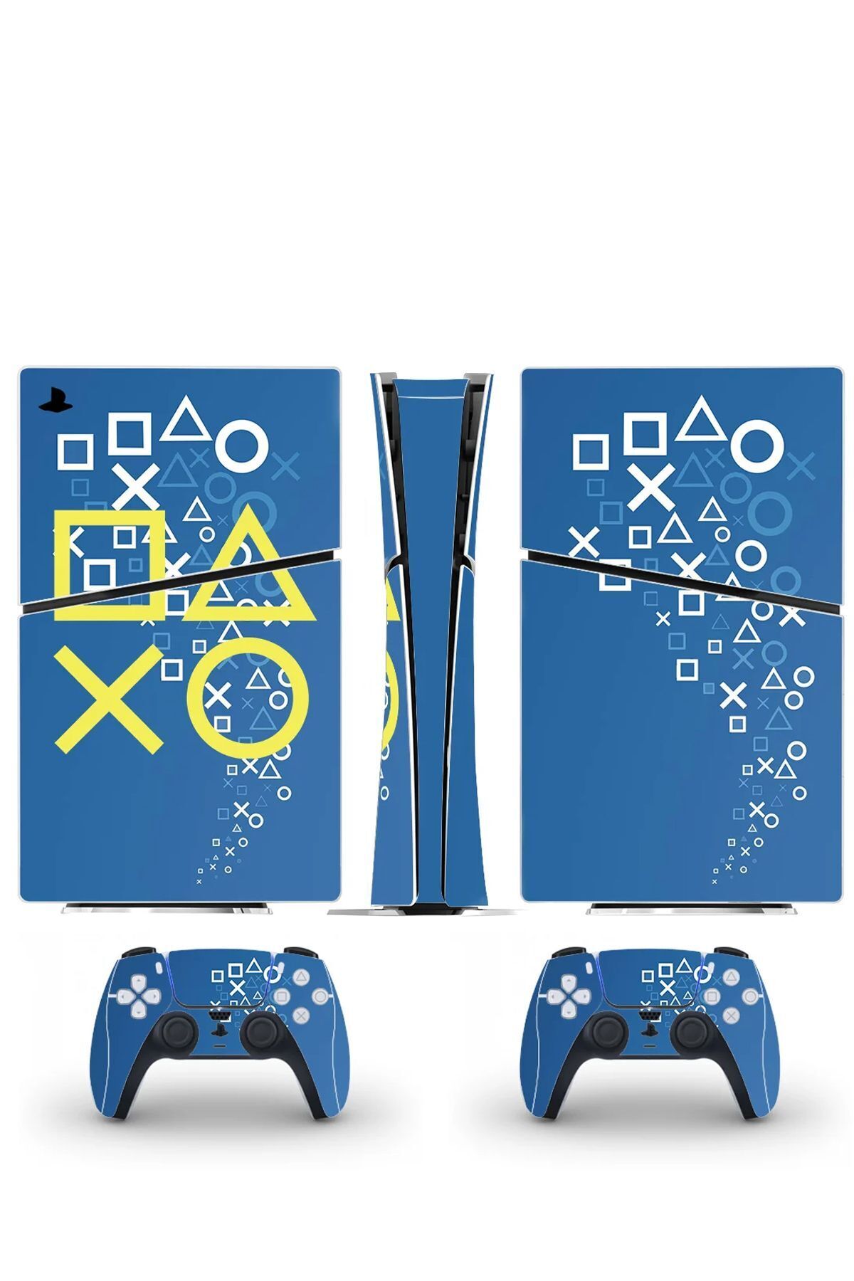 Sanatsal Kontroller Playstation 5 Slim Disk Versiyon Sticker Kaplama Seti