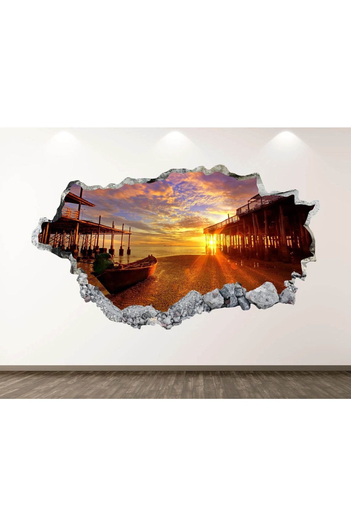 City and Nature Landscapes Full Hd Printing 3d Modern Wall Sticker
