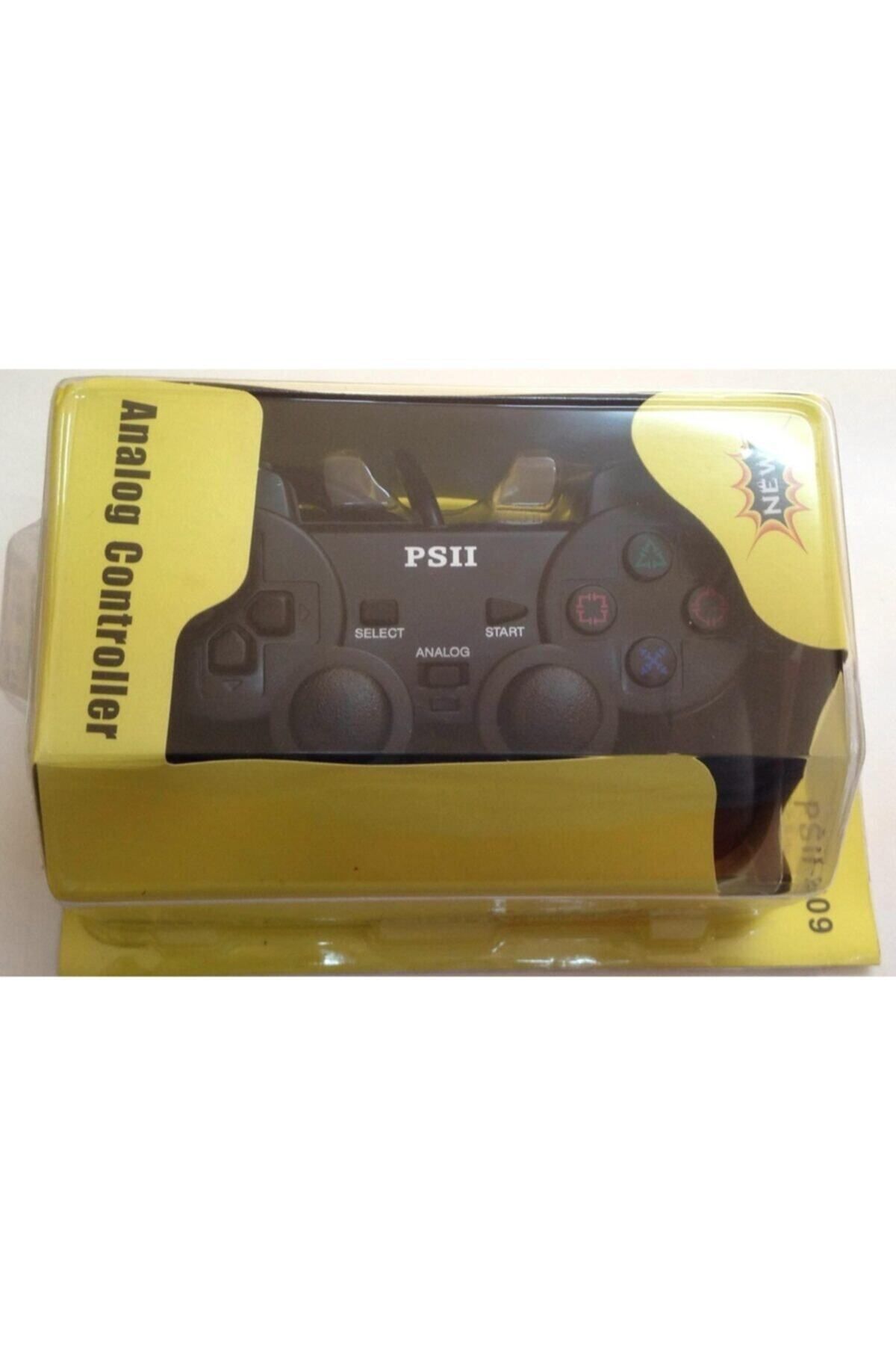 Ps2 Oyun Kolu Kablolu Playstation 2 Uyumlu Analog 5