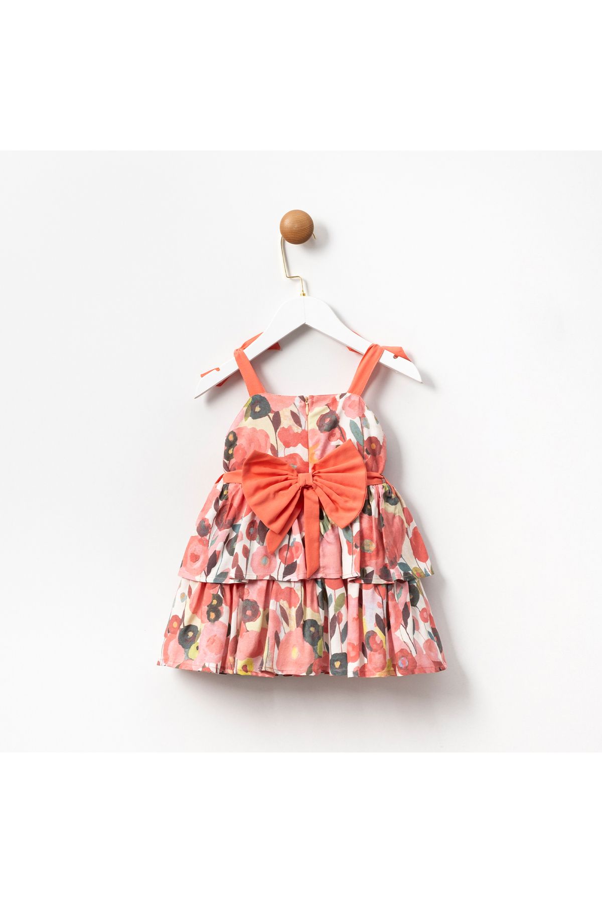 Cumino-Pomegranate Flower Patterned Girl's Dress - Stylish and Comfortable 3