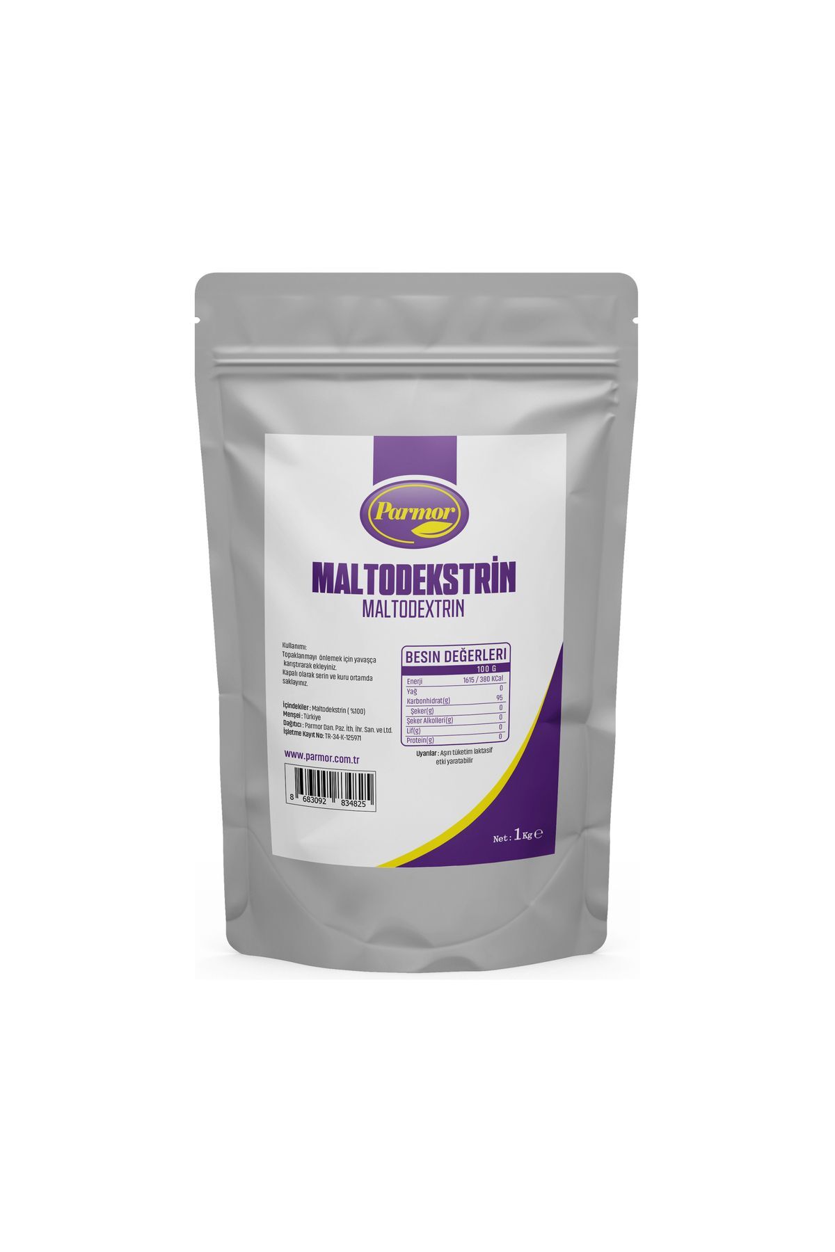PARMOR Maltodextrin / Maltodekstrin Powder - 1 Kg Türkiye