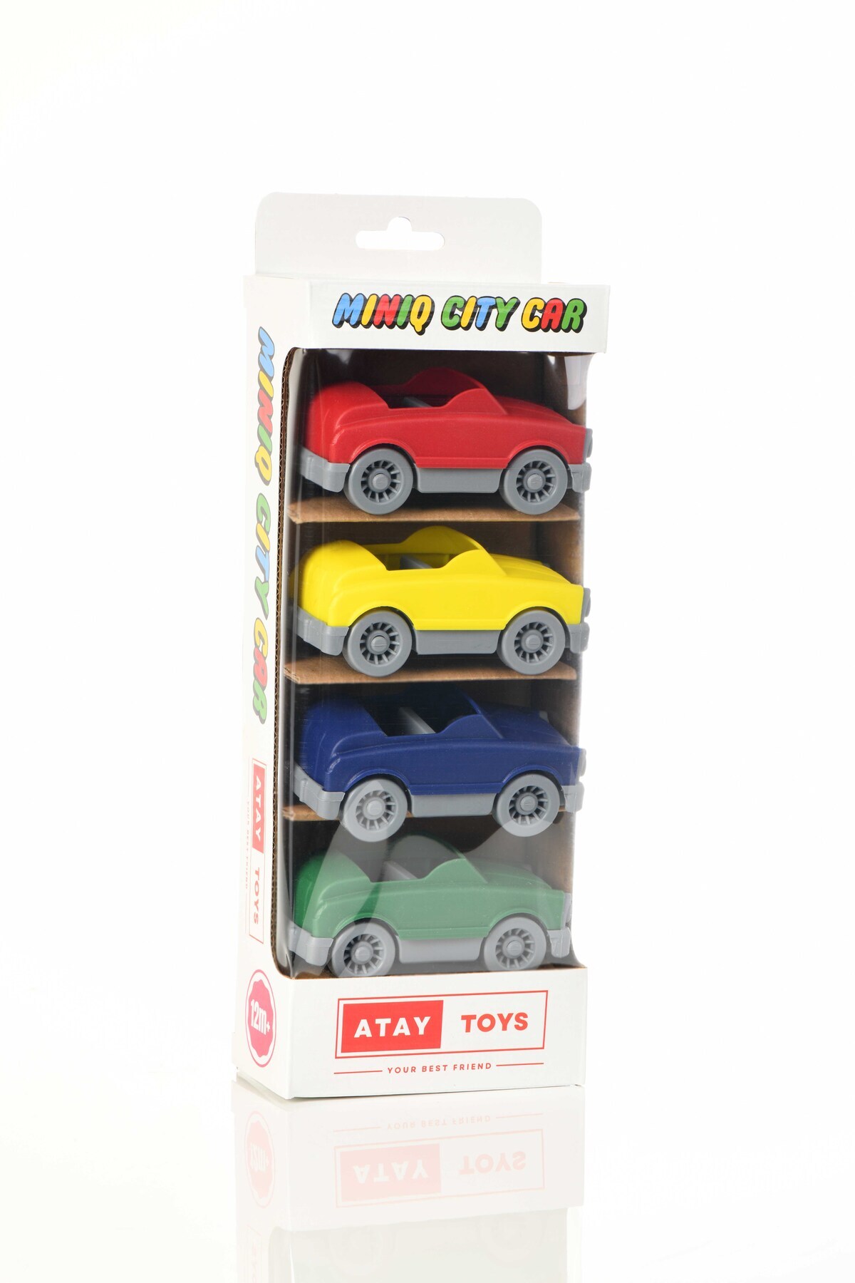 MINIQ CITY CAR CONVERTIBLE CLASSIC SET OF 4 TOY CAR