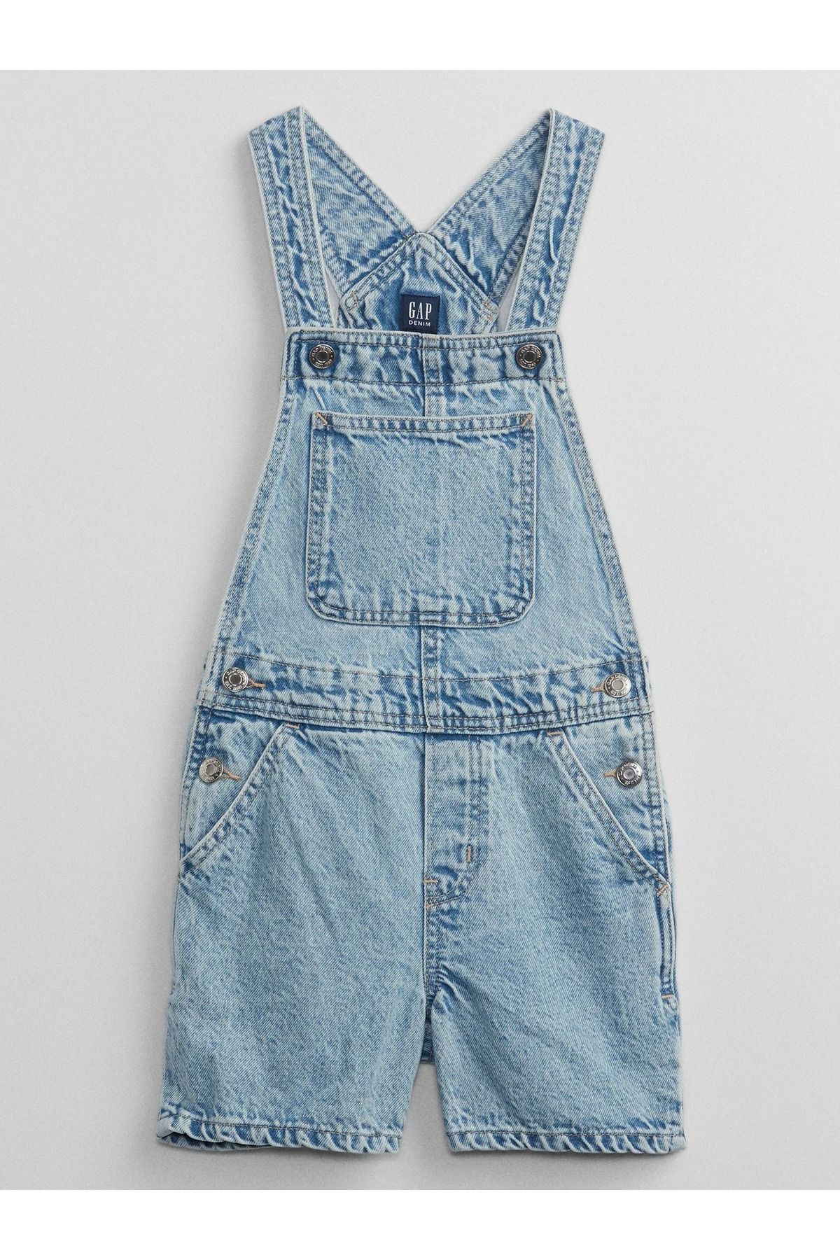 GAP Girl Blue Denim Washwell™ Салопет 622501