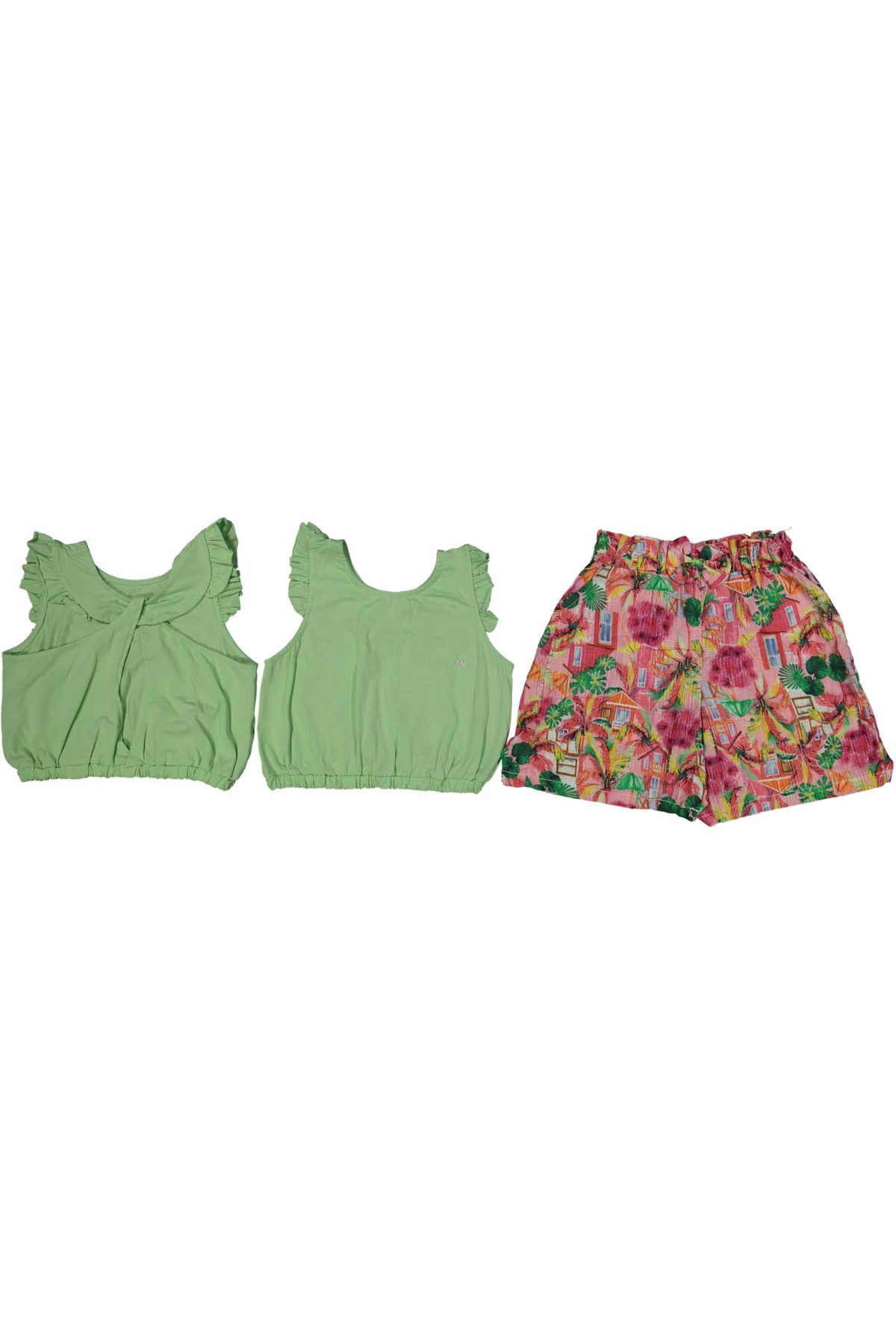TİJK-Crop Top and Top Set for Girl - Set of 2 1