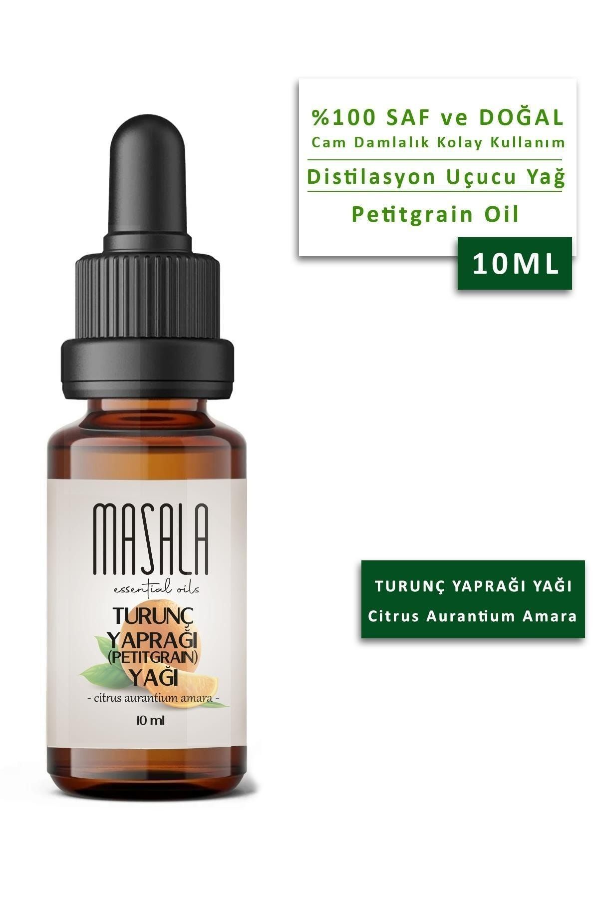 روغن خالص برگ پرتقال تلخ 10 میلی لیتر. - (اسانس پتیت گرین) Masala