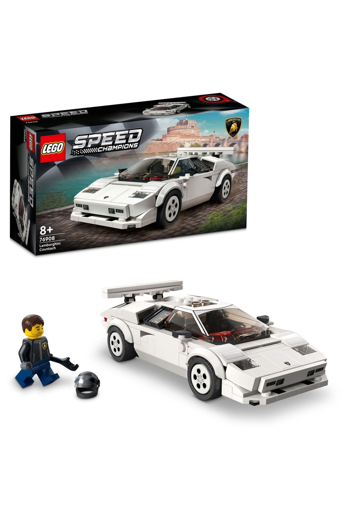 لگو مدل Speed Champions 76908 لامبورگینی کونتاش: مناسب برای کودکان 8 سال به بالا (262 قطعه) LEGO