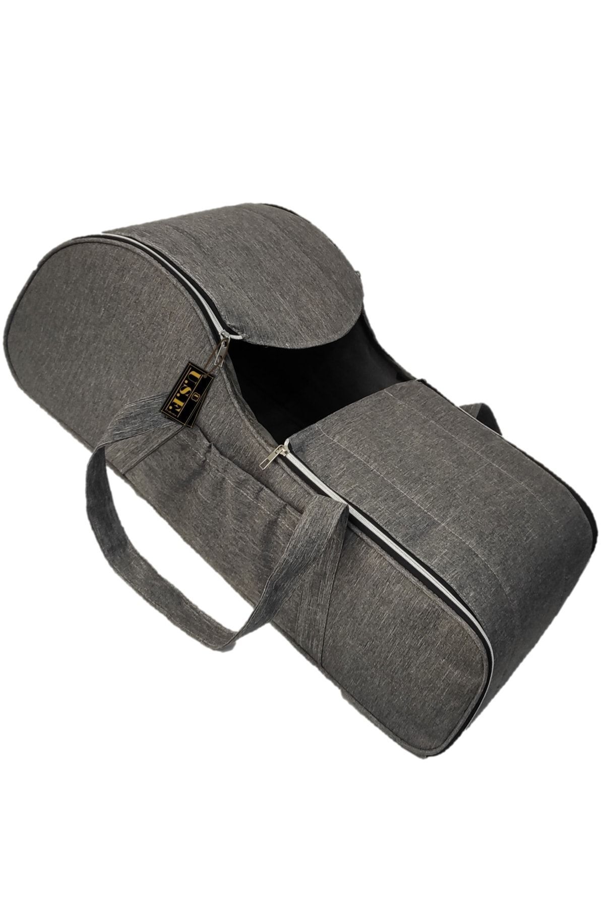 USF Portbebe Ana Kucağı + Bebek Taşıma Kanguru + Bebek Bakım Çantası 3 Lü Set Düz Gri fotoğrafı 7 (önizleme)