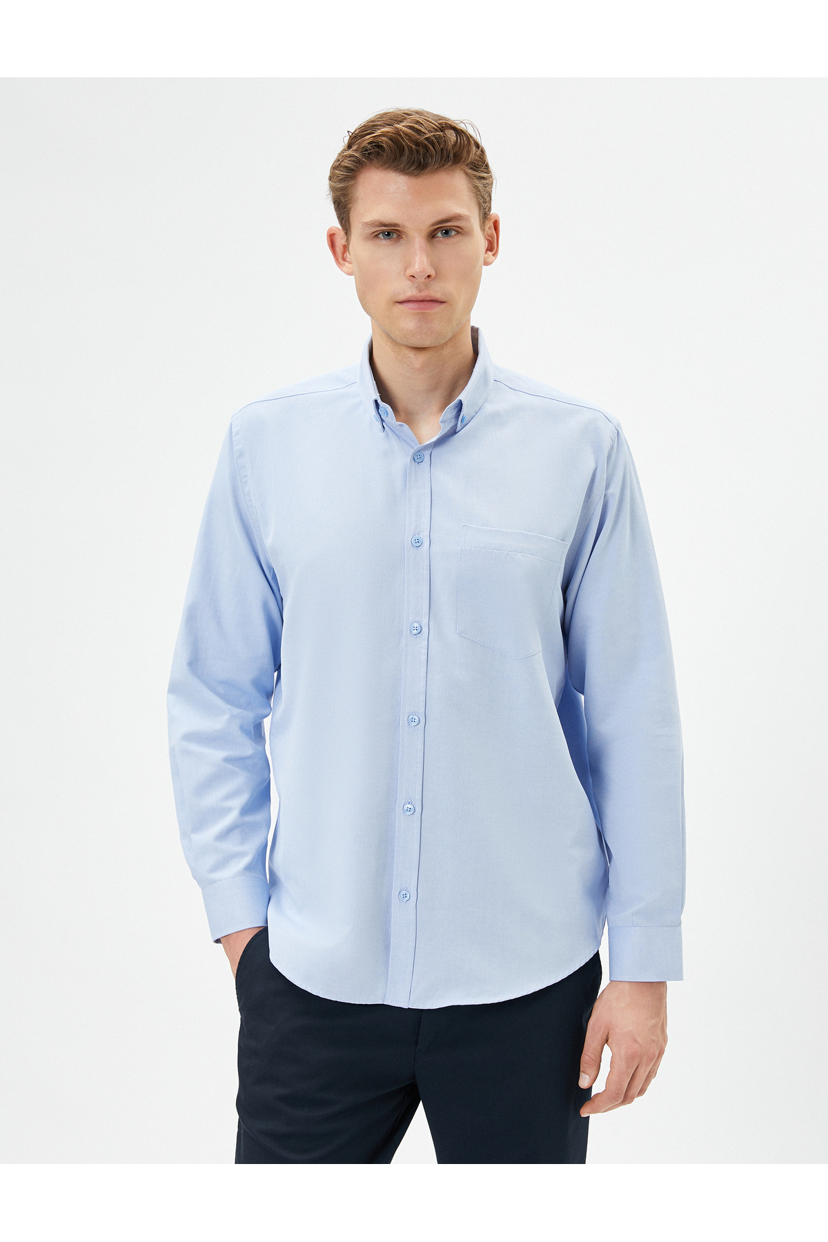 پیراهن مردانه کوتون | 4WAM60246HW Koton - Image 3