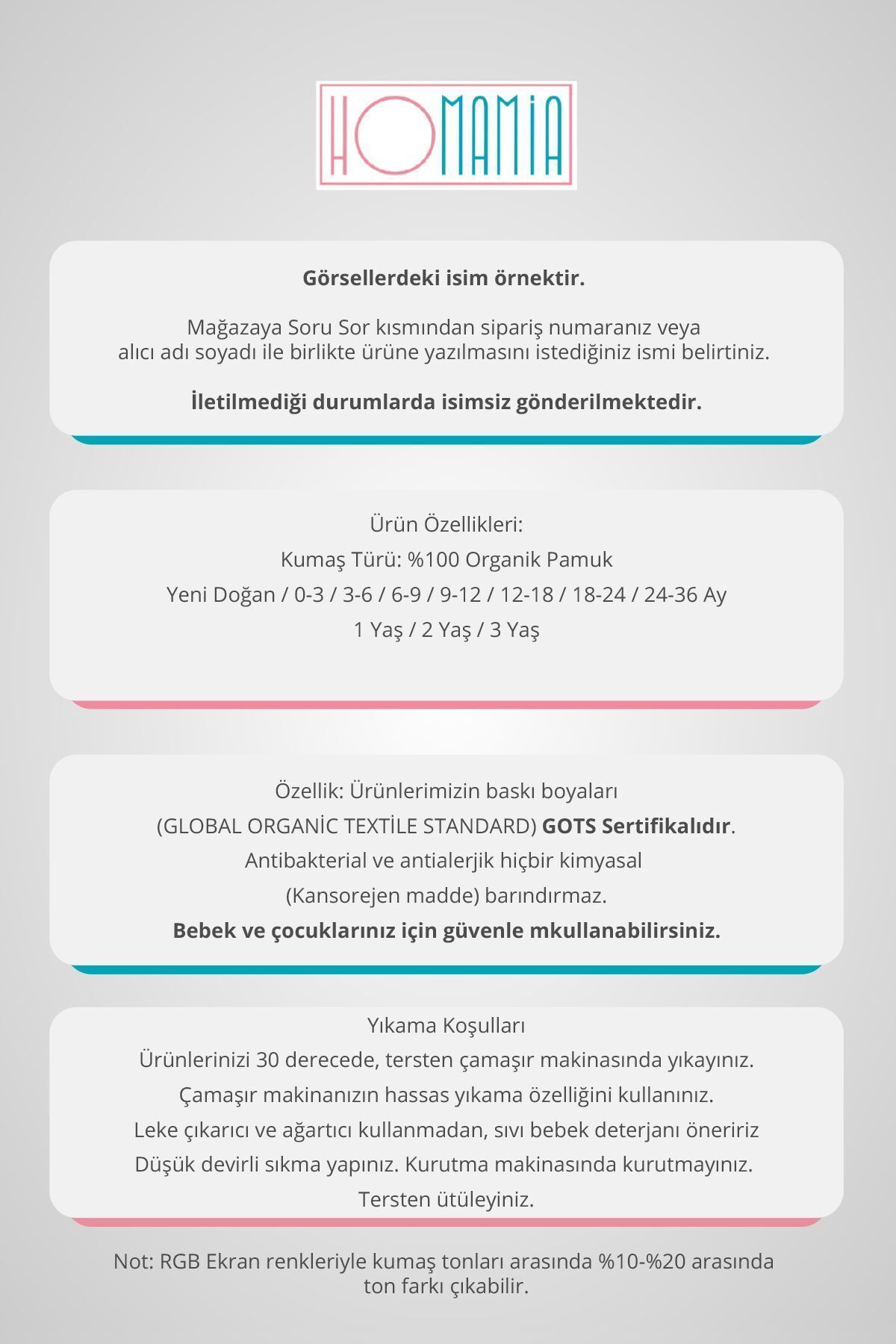 Homamia لباس بدن نوزاد آستین بلند سفید با طرح خرس عروسکی شخصی، 100% پنبه ارگانیک
