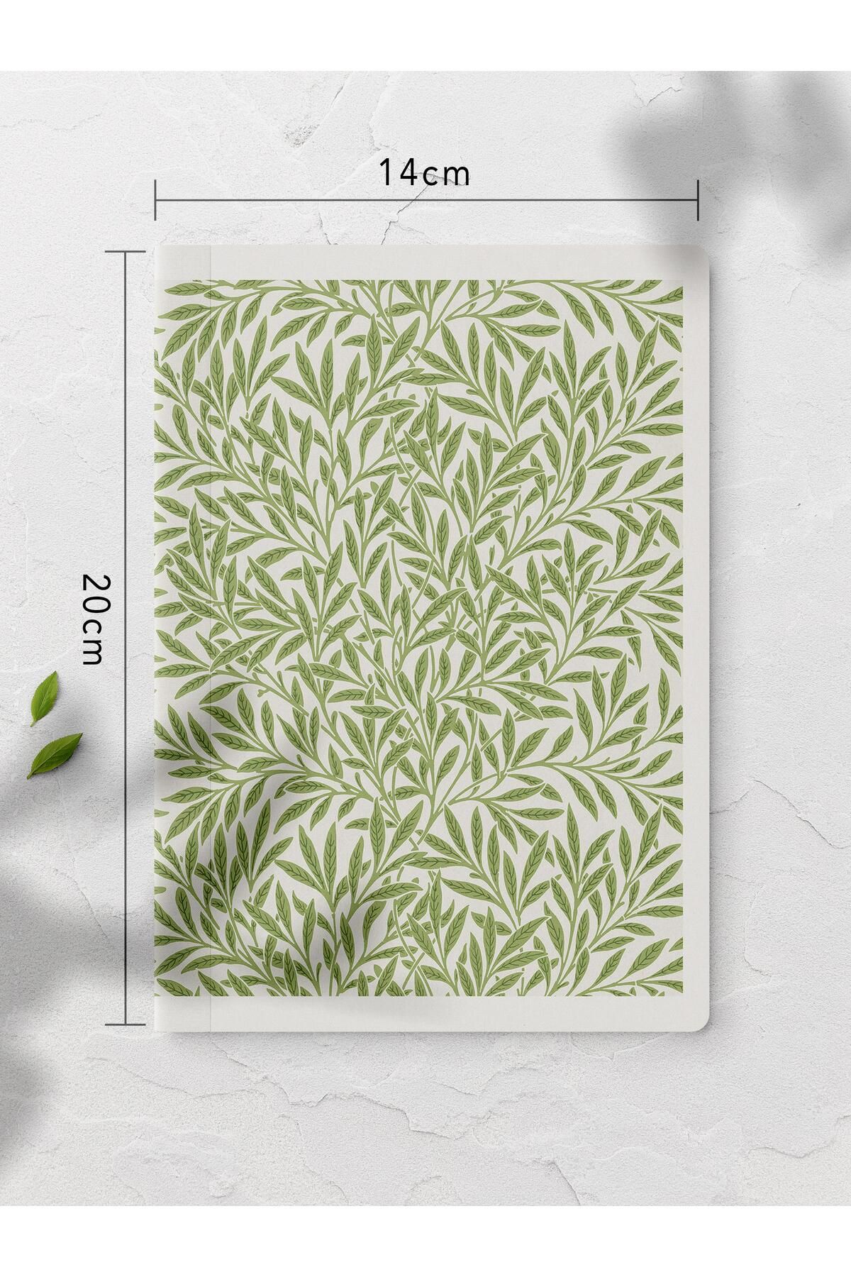 Postifull-William Morris Unlined Notebook - 4 Pieces, 64 Pages, 14*21cm Intellect Notebook 2
