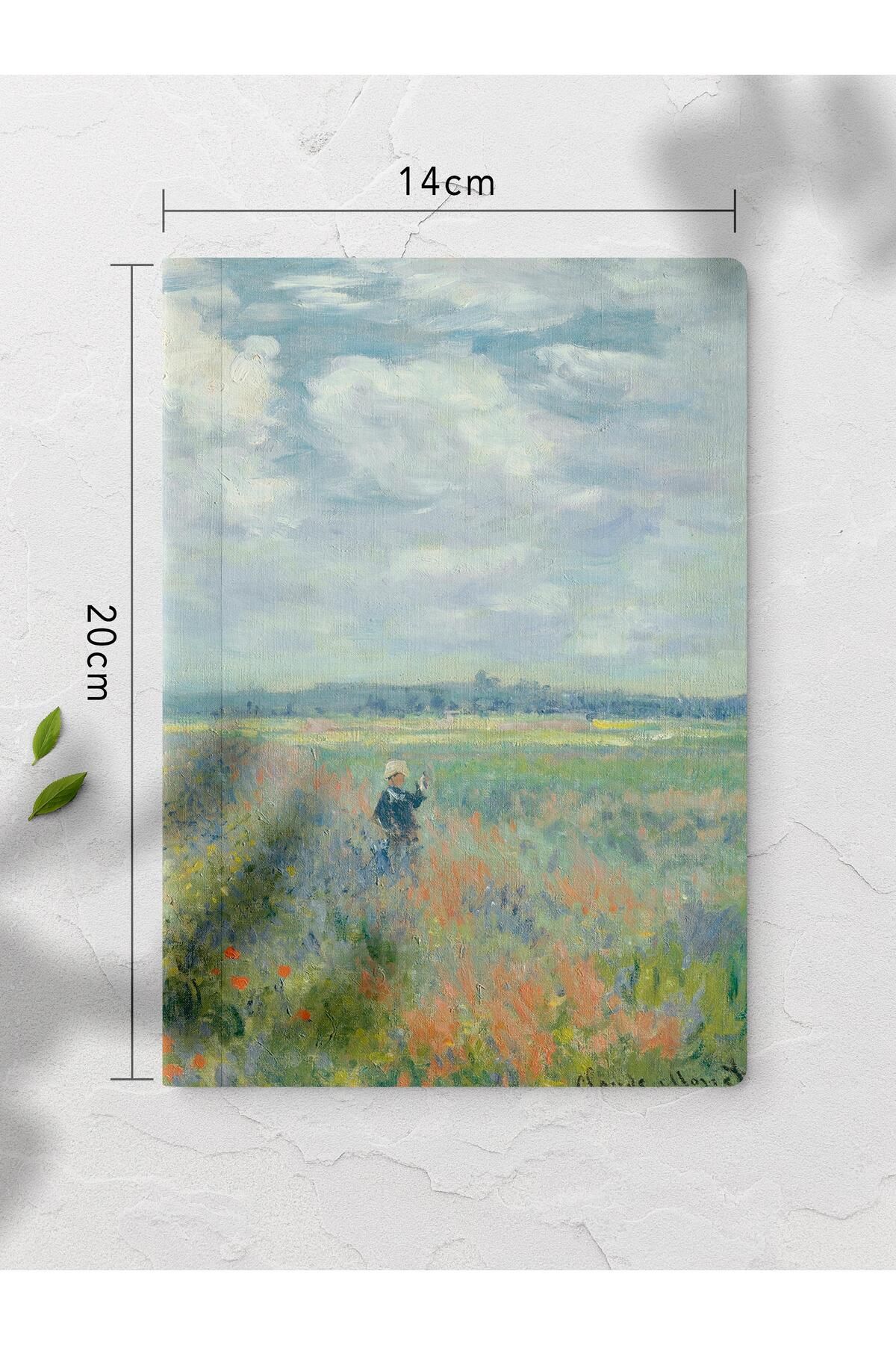 Postifull-4 Monet Notebook - Unlined Notebook, Art Notebook, 64 Pages 14*21cm 2