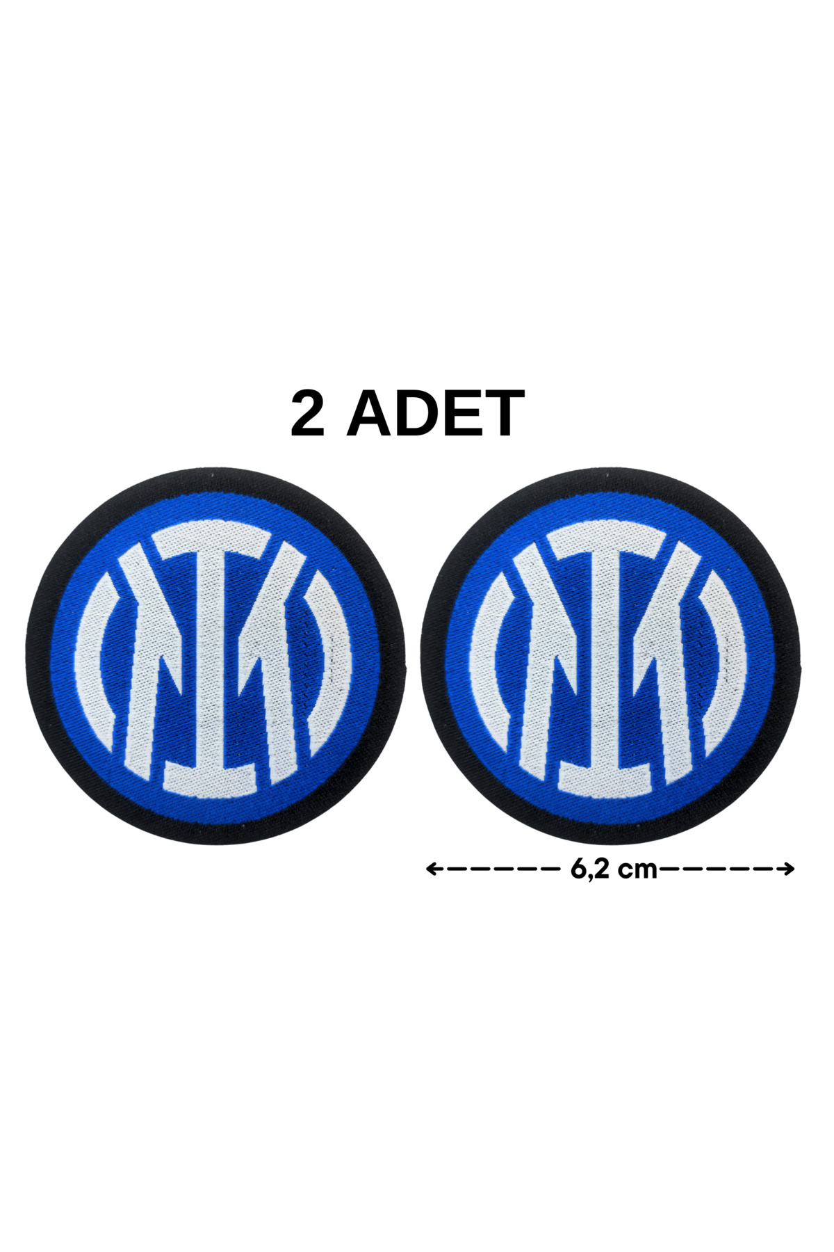 Megas Etiket Ütü ile Yapışan "Inter Milan" -Yeni Logo- Futbol Takımı Dokuma Arma/Yama