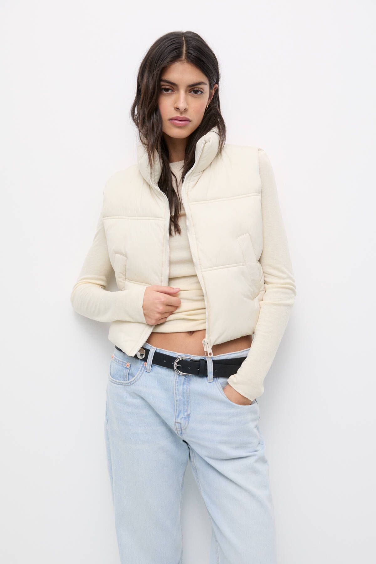 Короткий пуховик Pull & Bear 07772310