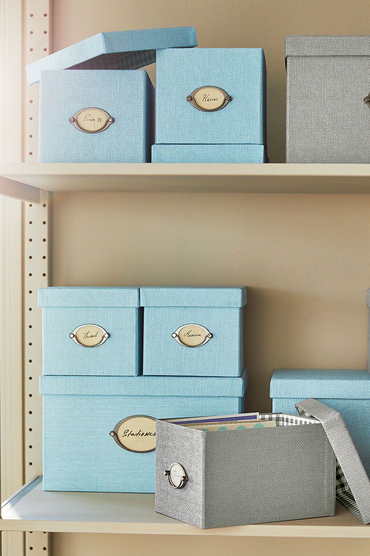 IKEA-Kvarnvık Box with Lid Gray 18x25x15 cm 5