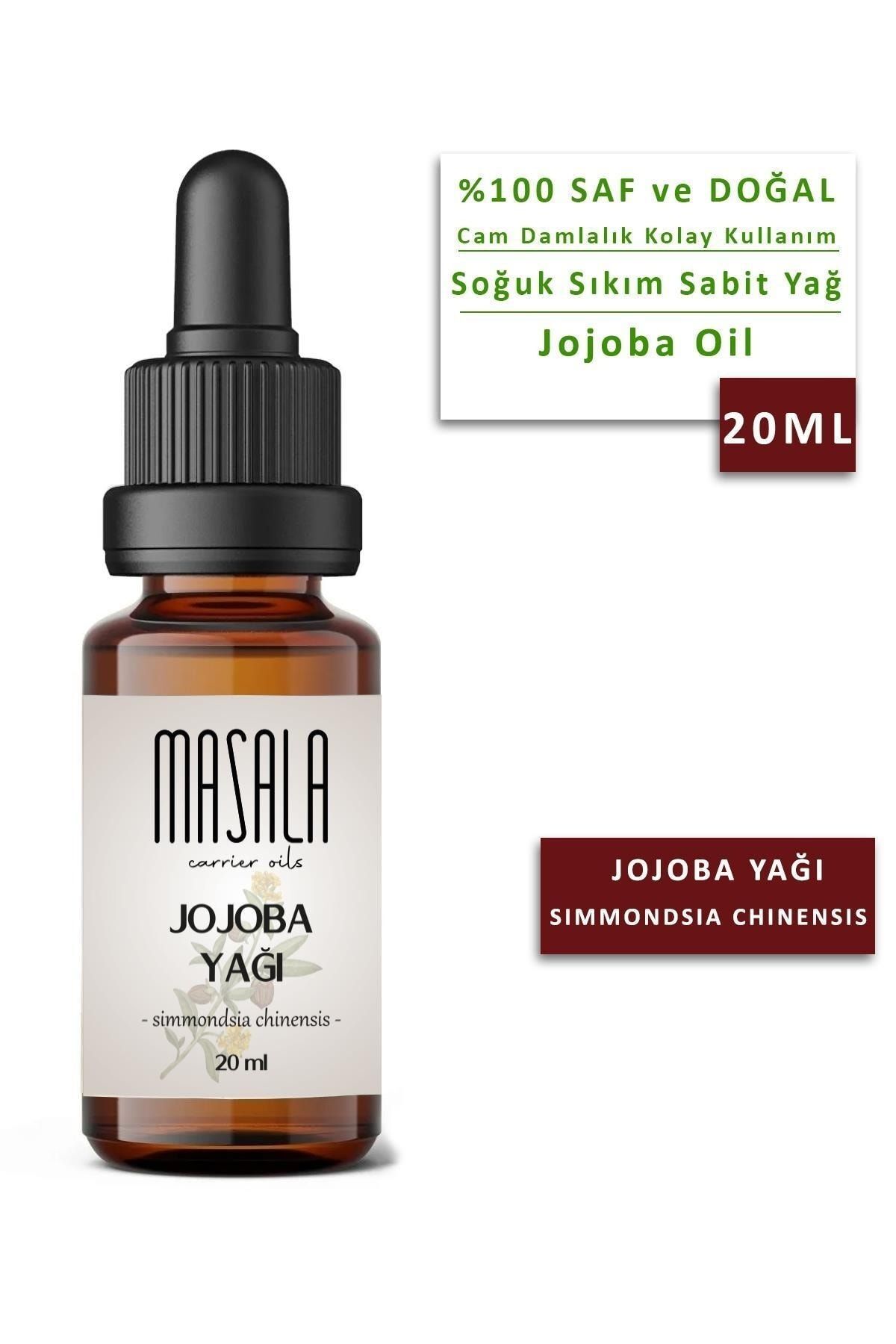 روغن جوجوبا 20 میلی لیتر. (روغن جوجوبا) پرس سرد Masala