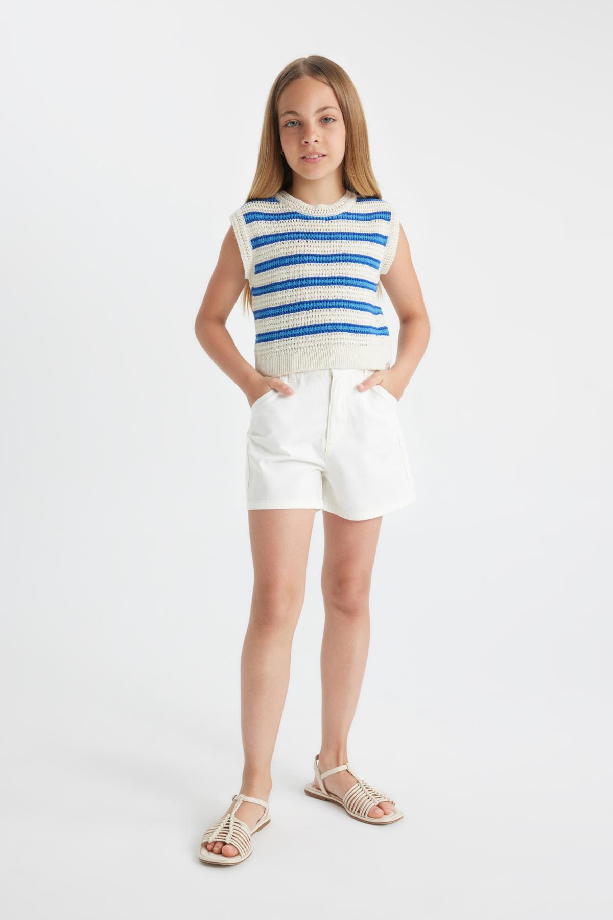 شلوارک دخترانه دفاکتو | C5221A824SM Defacto - Image 2