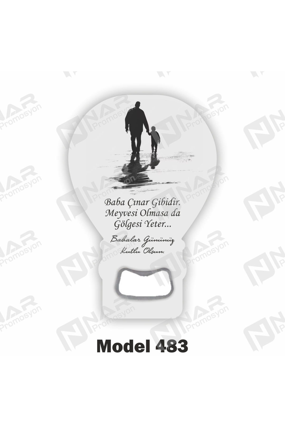 Father's Day Printed 30 Pieces Balloon Opener Magnet - Magnetic Back - Packaging Included