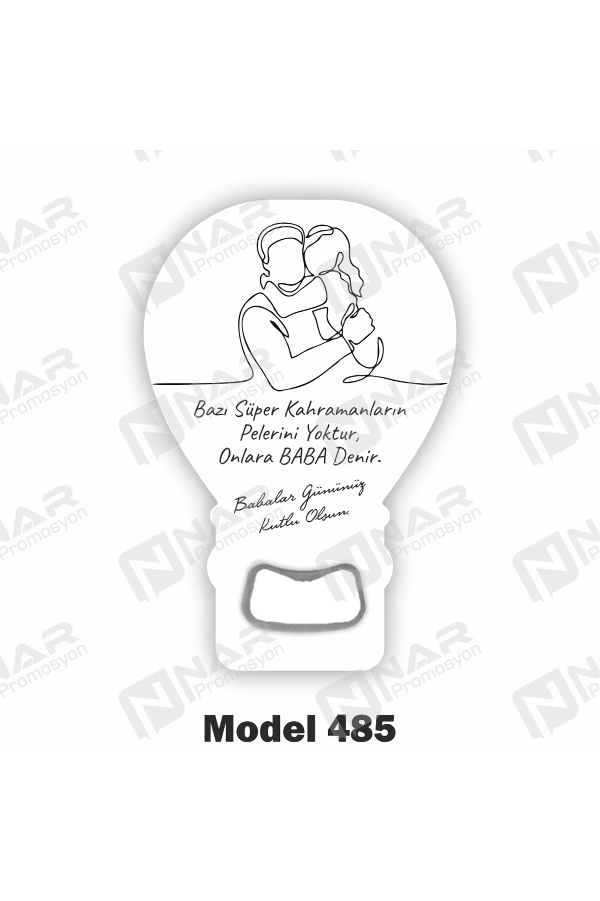 Father's Day Printed 30 Pieces Balloon Opener Magnet - Magnetic Back - Packaging Included