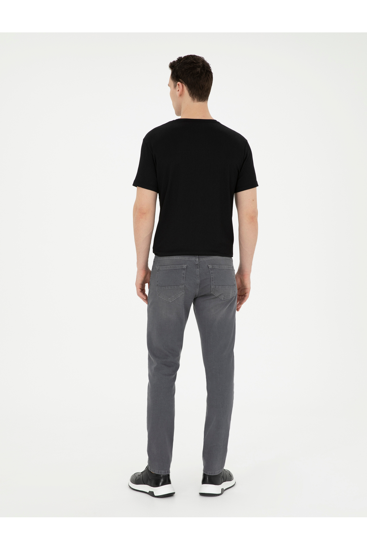 شلوار جین پیر کاردین مردانه پنبه - الاستین خاکستری لایسنس دار- تحت لیسانس راسته Slim Fit/اسلیم فیت فاق نرمال   Slim/اسلیم فیت کژوال/روزمره | Pierre Cardin G021GL080.000.1891569 TR - تصویر 4