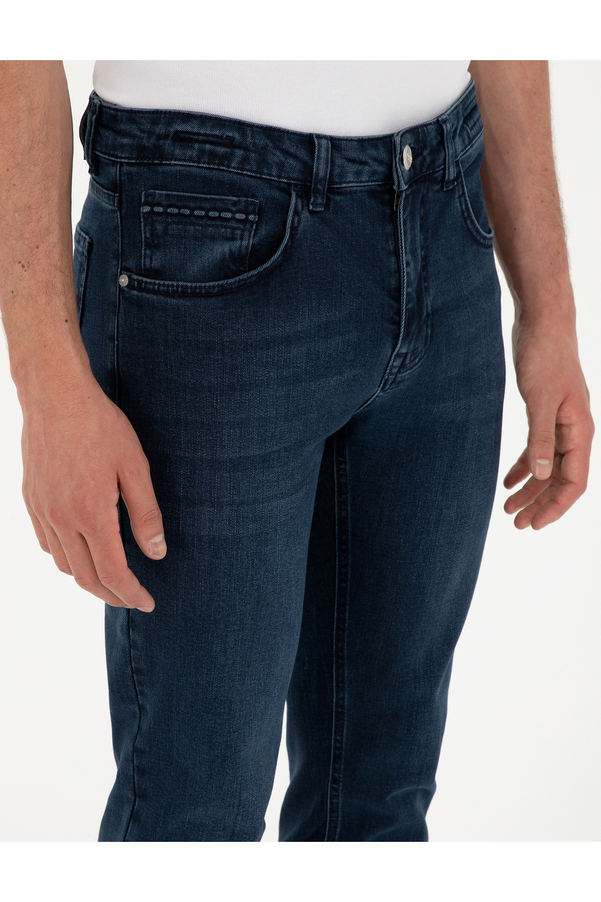 شلوار جین مردانه راسته فاق نرمال | پیر کاردین Pierre Cardin G021GL080.000.01853433 - تصویر 3