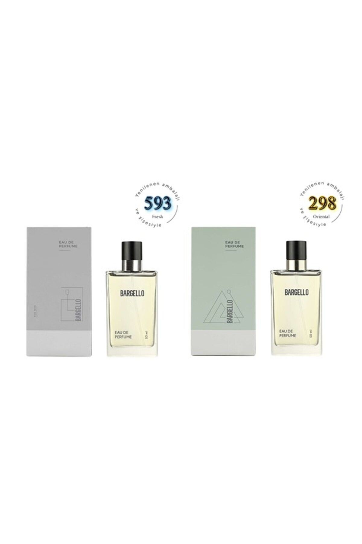 593 + 298 عطر مردانه / Unisex edp 50 ml تازه / شرقی Bargello