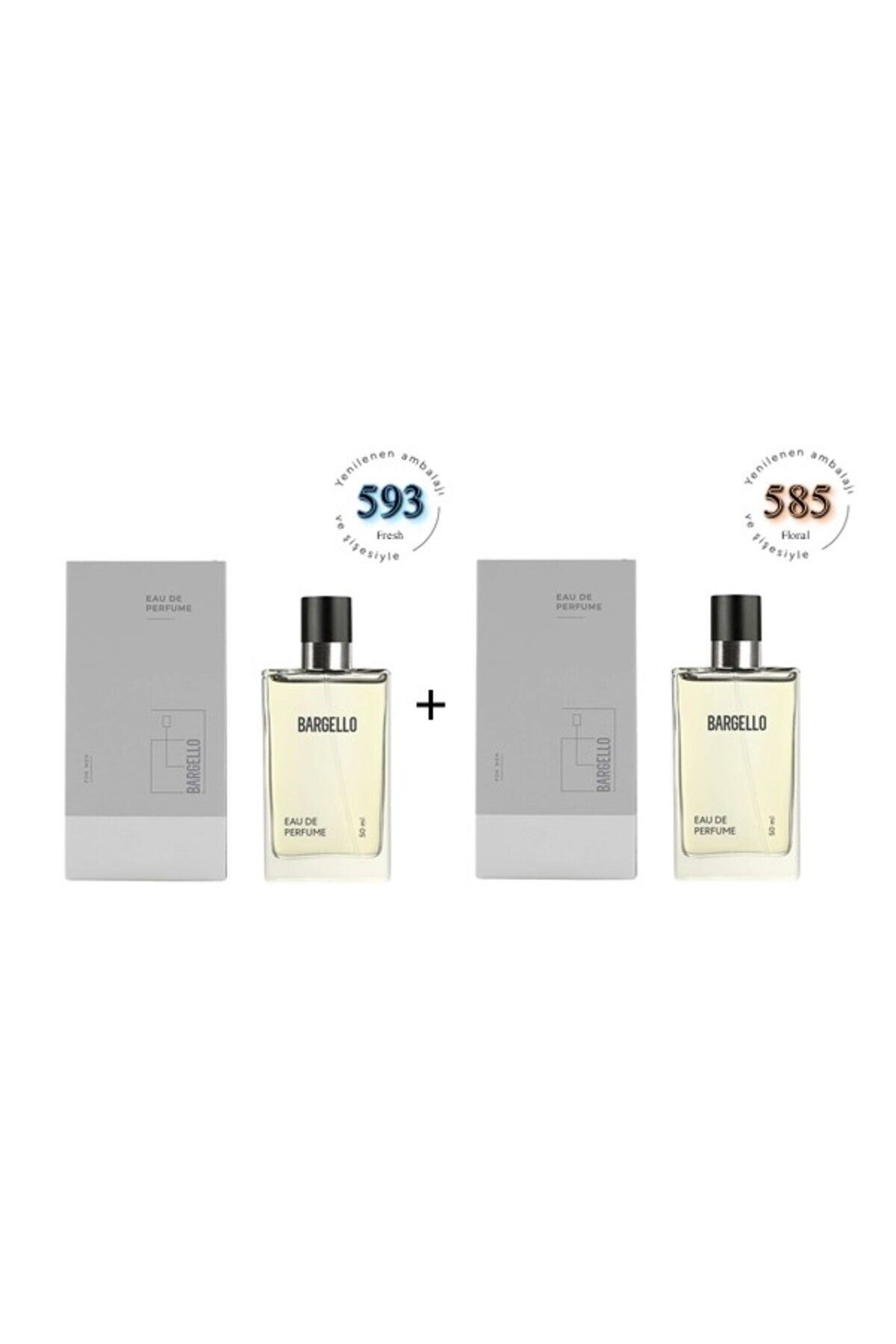 593 + 585 مردانه / عطر مردانه Edp 50 ml تازه / گلدار Bargello