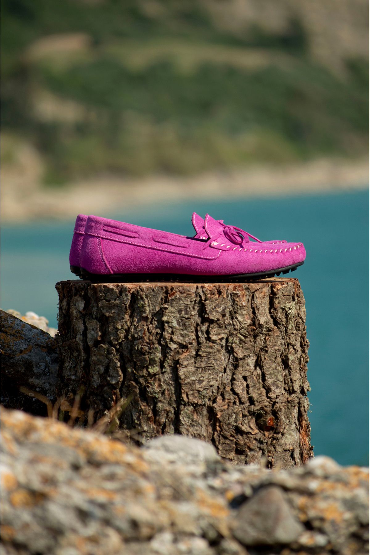 only my store-Pantofi ortopedici din piele naturală fucsia - Utilizare zilnică 4