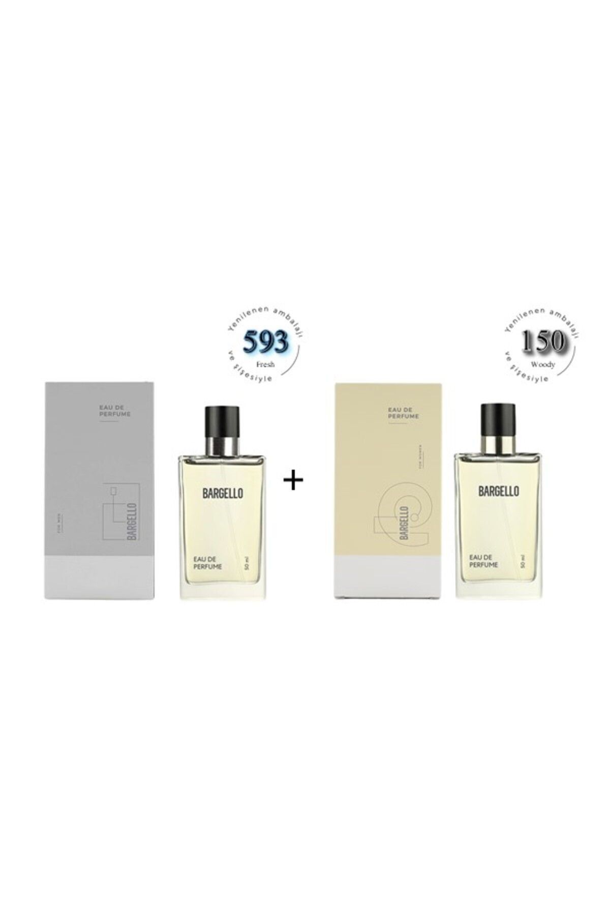593 + 150 عطر مردانه / زنانه edp 50 میلی لیتر تازه / چوبی Bargello