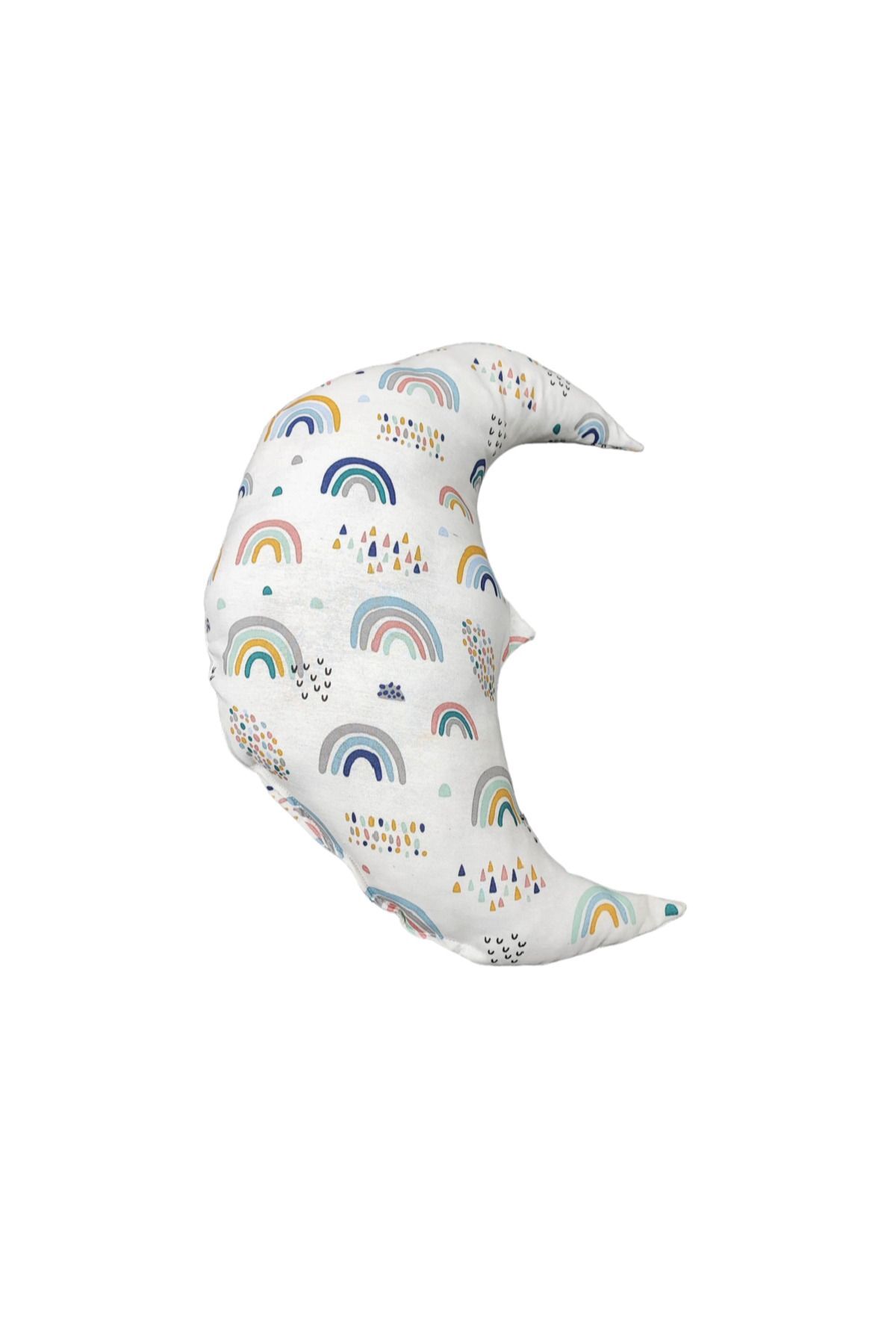 Moon Model Pillow Sleeping Friend Ornament Pillow Aydede Blue Rainbow