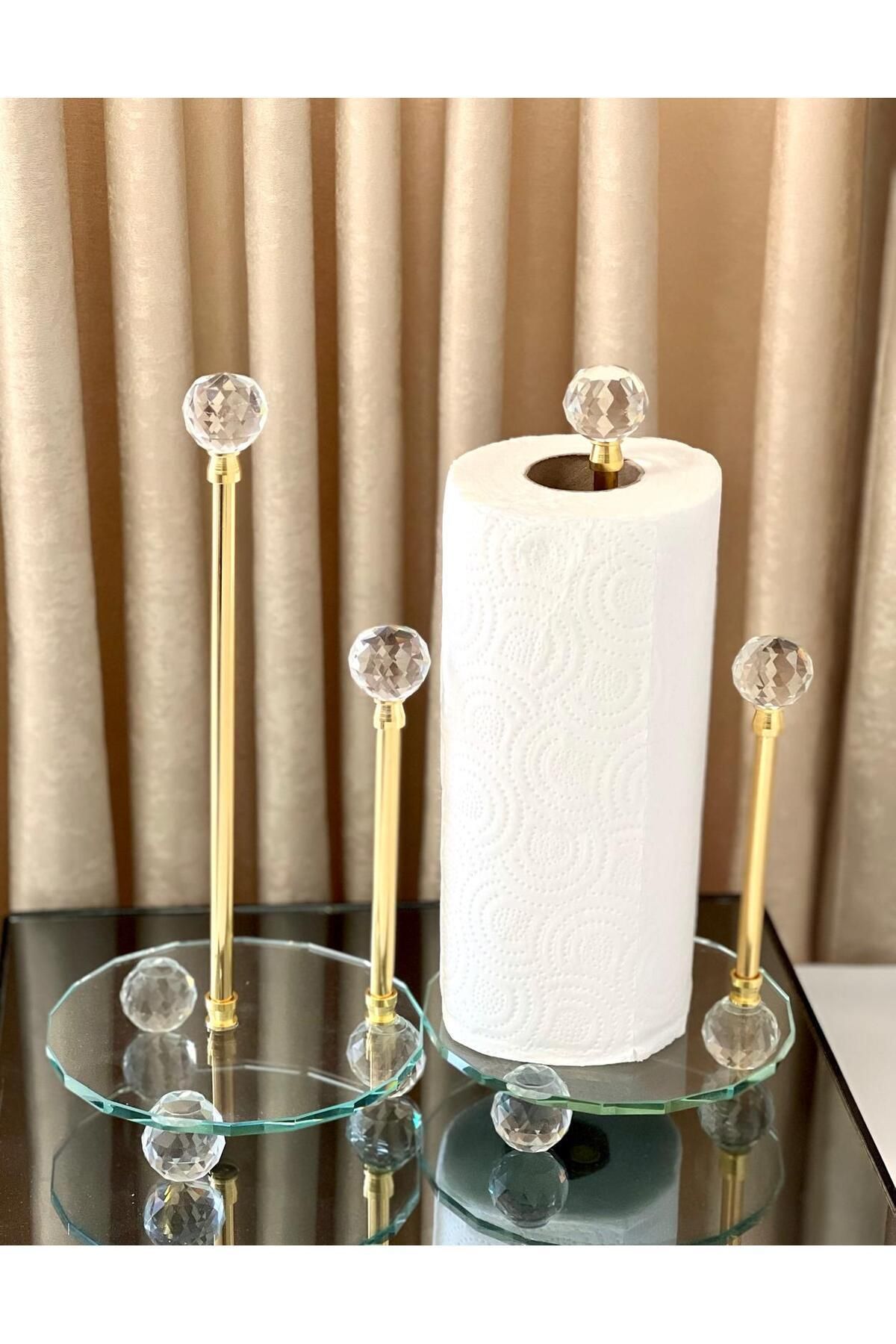 Crystal paper towel holder clearance