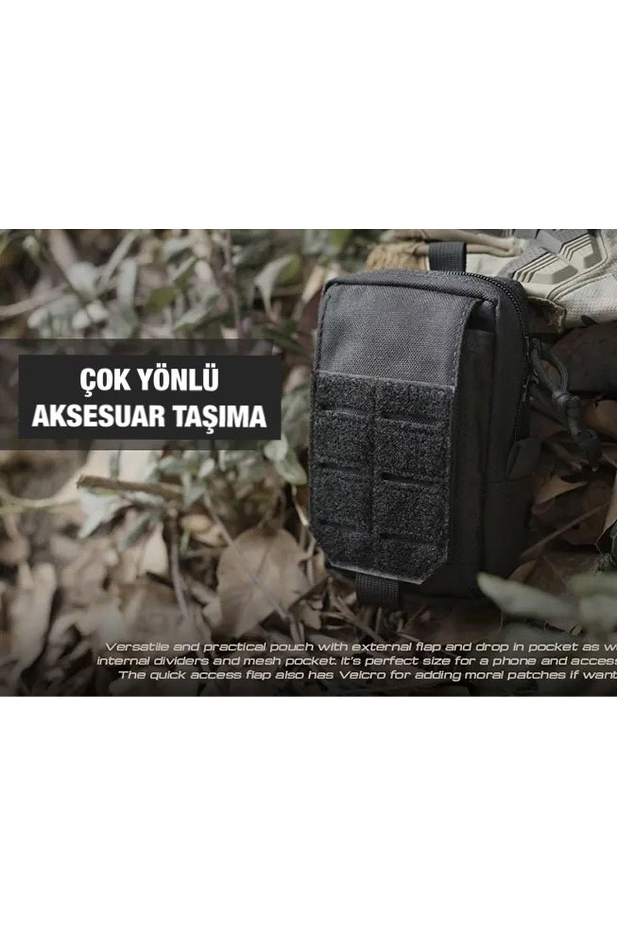5.11 Tactical  SİYAH Molle EDC Su Geçirmez Taktik Outdoor Askeri Bel Çantası - Görsel 2