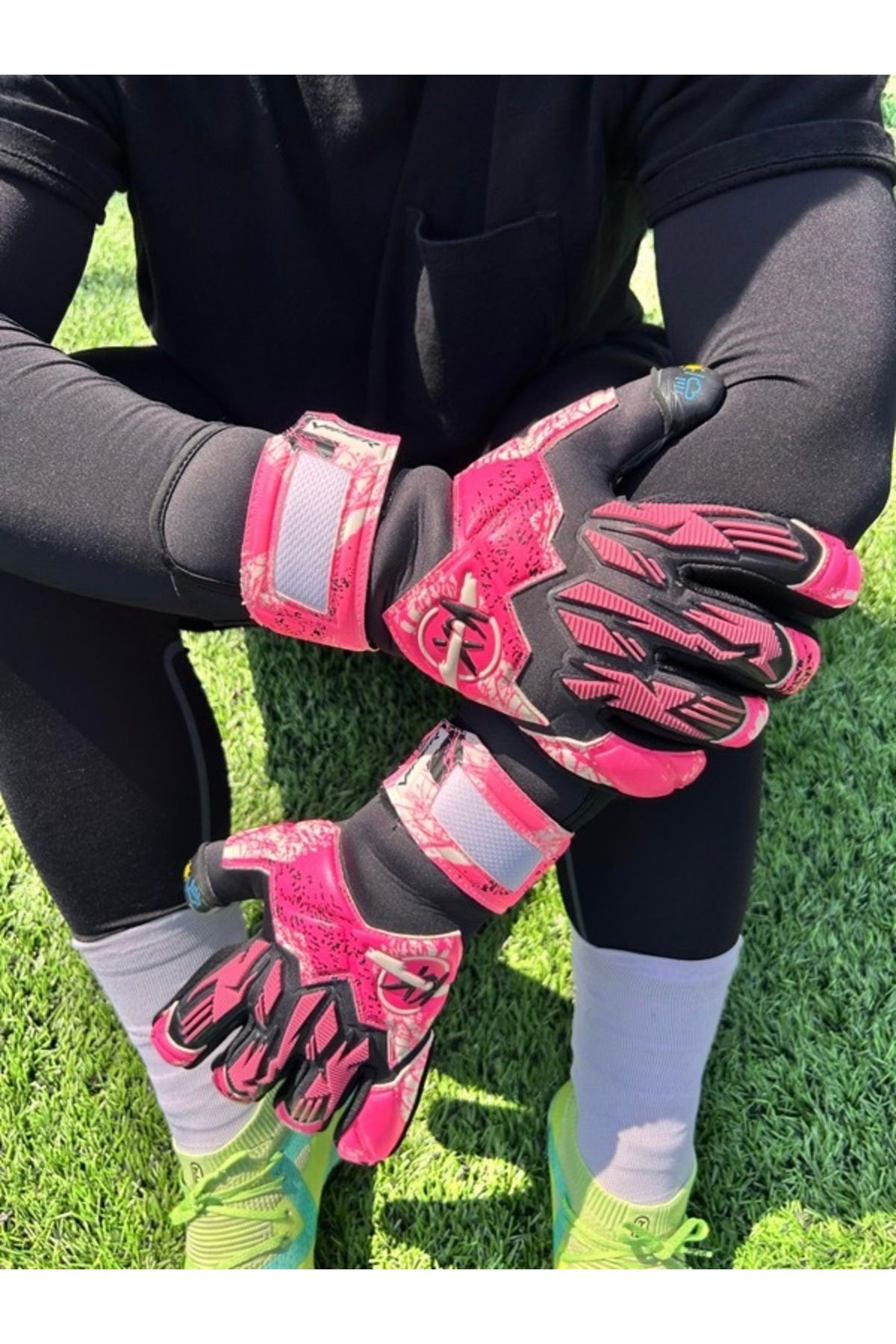 KXSPOR-Kx Vi̇per'Pink' Elite Keeper Gloves 3
