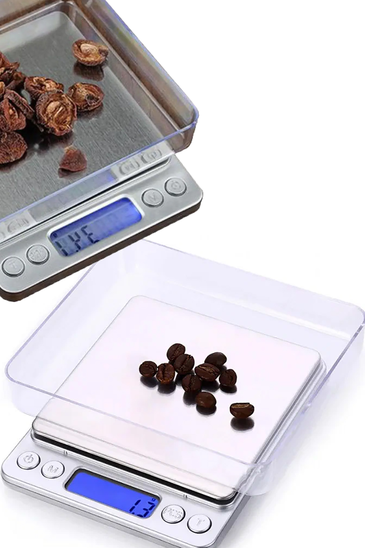 Genel Markalar Kuyumculara Özel Hassas Terazi Tartı Profesyonel Full Çelik Pilli Gram Ölçer Terazi 500GR/0,01GR