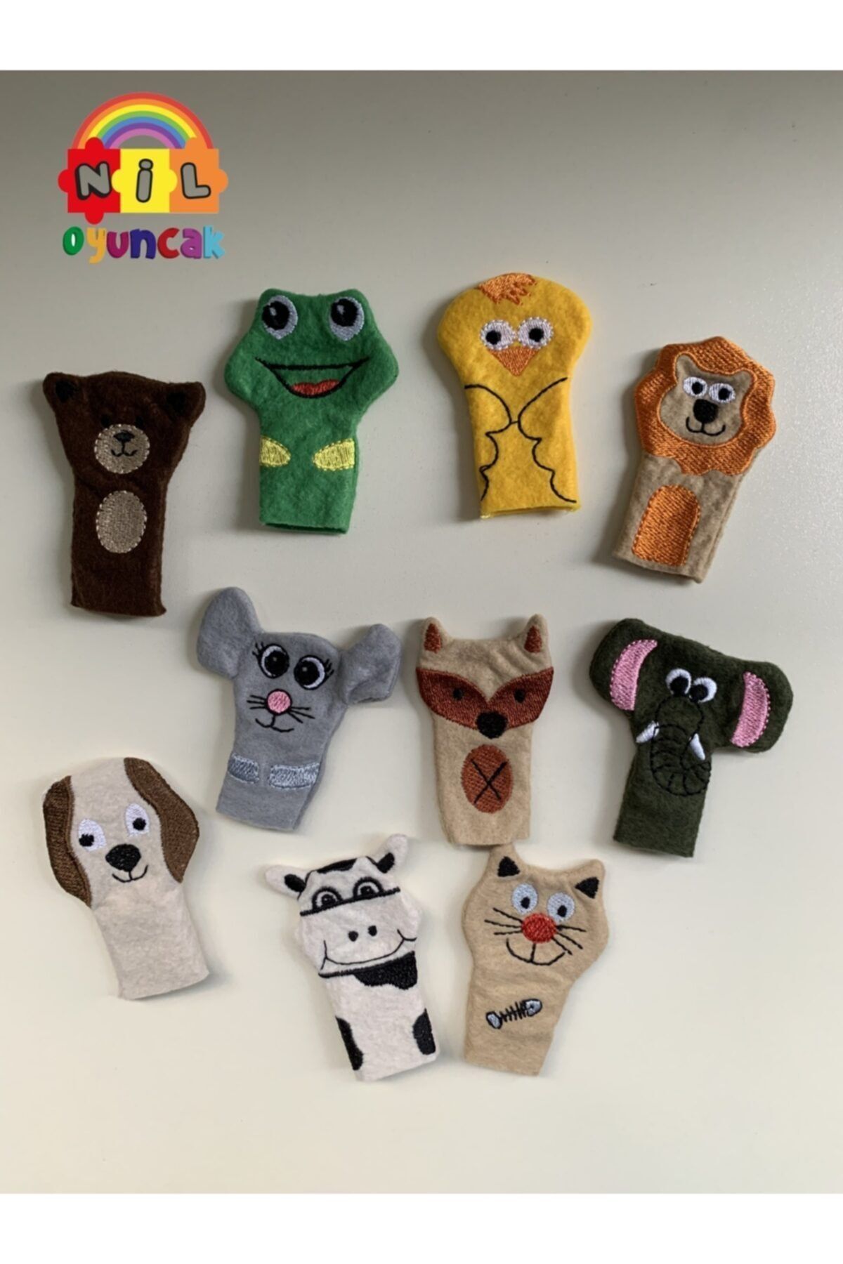 niloyuncak-10-Piece Finger Puppet Set for Animals 3