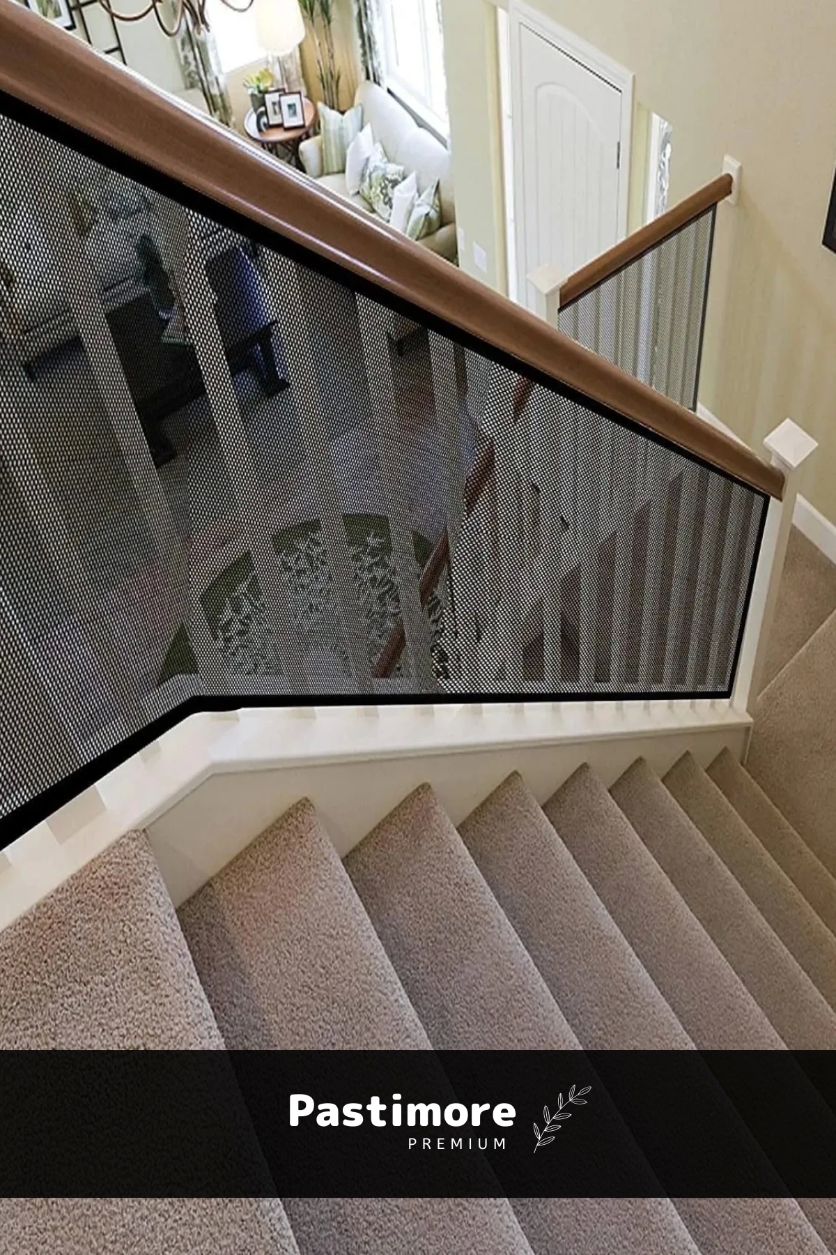 Pastimore Özel Üretim Kaliteli Merdiven Balkon Güvenlik Filesi Bebek Çocuk Evcil Hayvan Koruma Bariyeri File fotoğrafı 6 (önizleme)