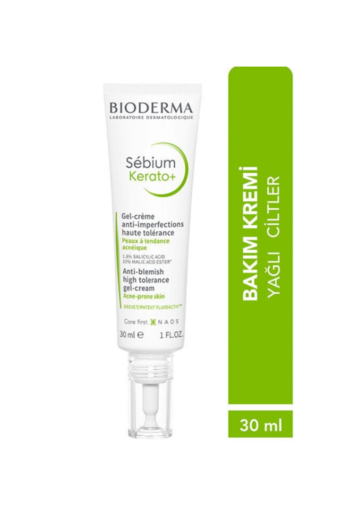 Sebium Kerato - کرم ژل مرطوب کننده برای پوست های مختلط و چرب 30 میلی لیتر Bioderma