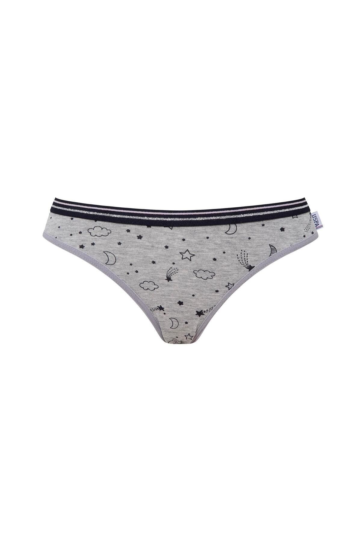 U.S. Polo Assn.-Women's 3-pack panties (melange - navy blue - pink) 4