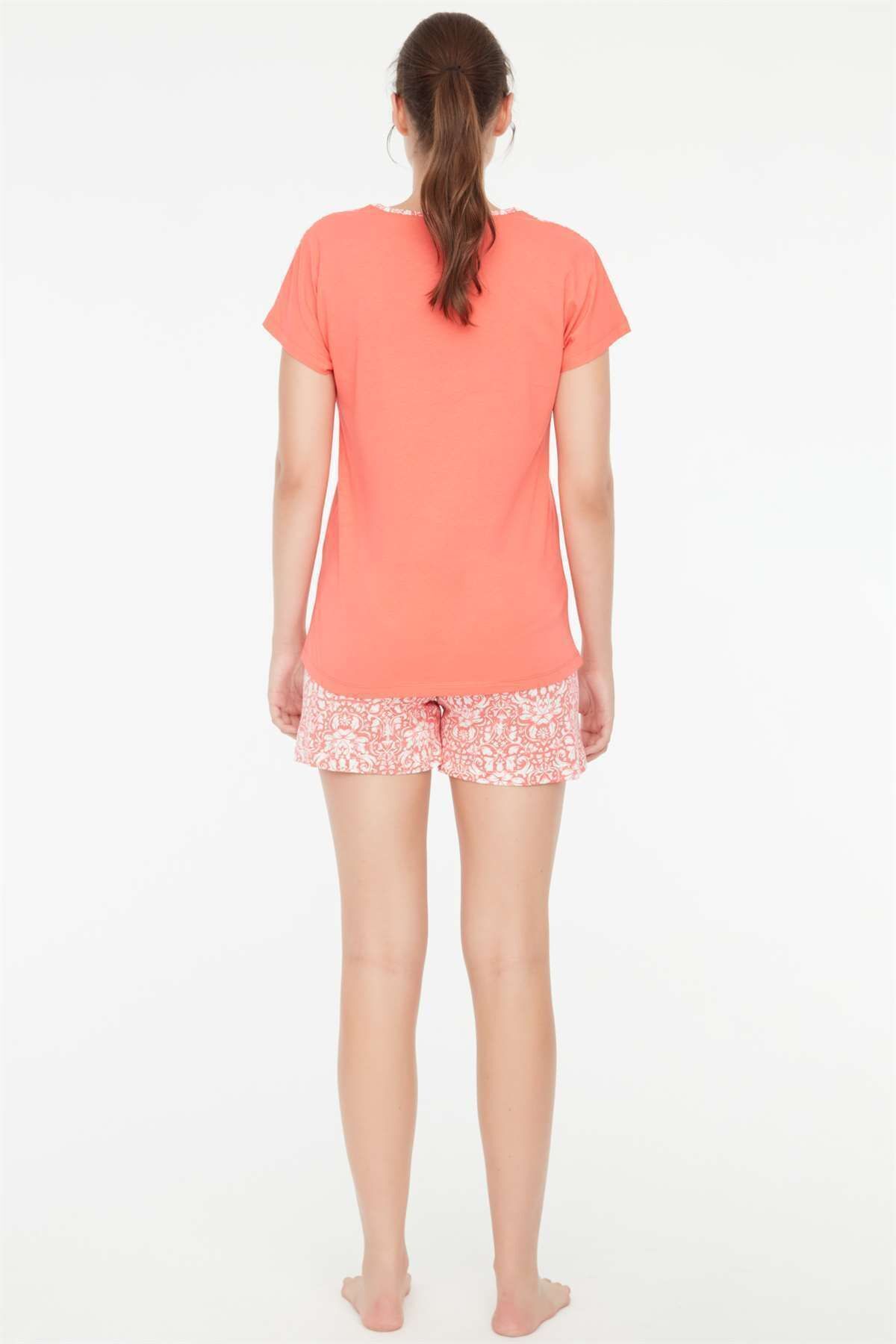 Mod Collection-- Set pijama 3 piese Coral pentru damă 6