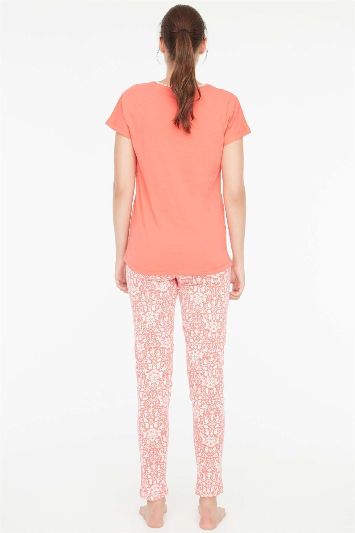 Mod Collection-- Set pijama 3 piese Coral pentru damă 3