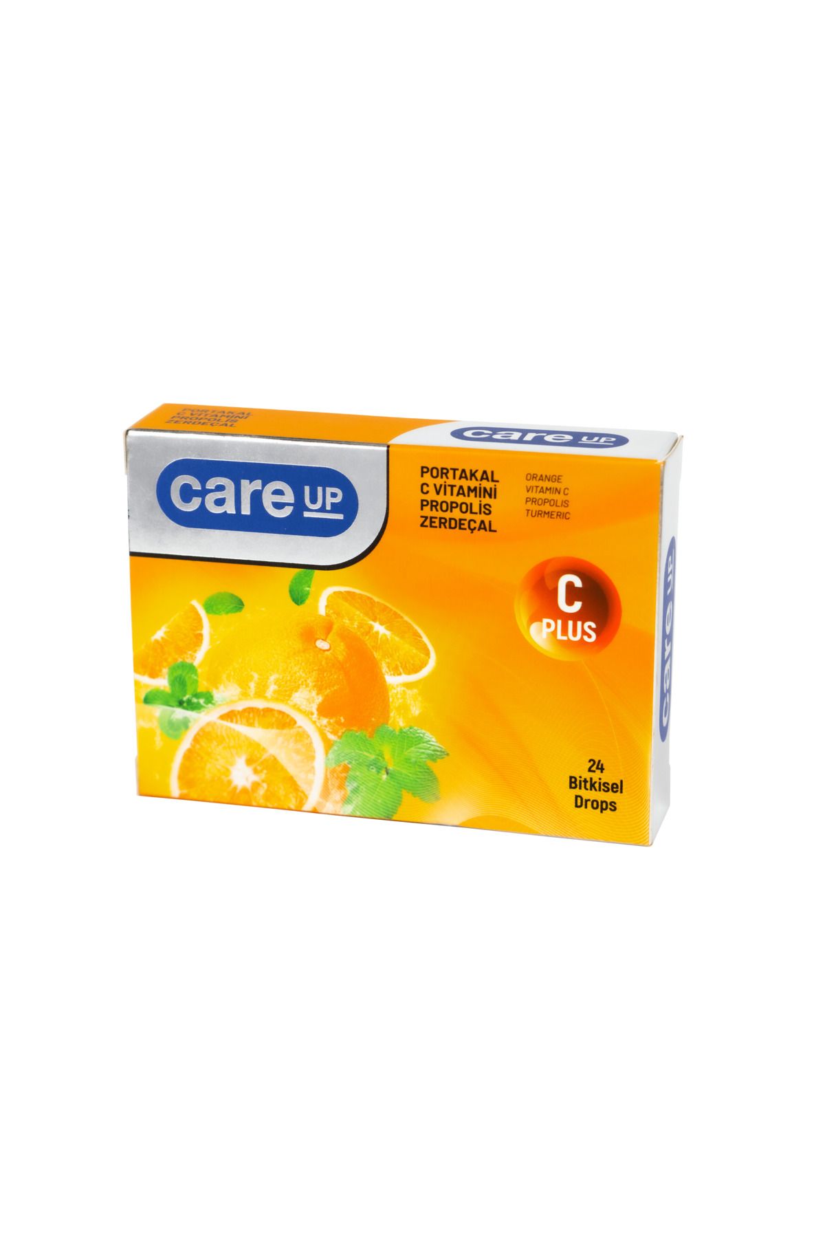 careup Portakal, C Vitamini, Propolis ve Zerdeçal İçeren Bitkisel Pastil 24'lü