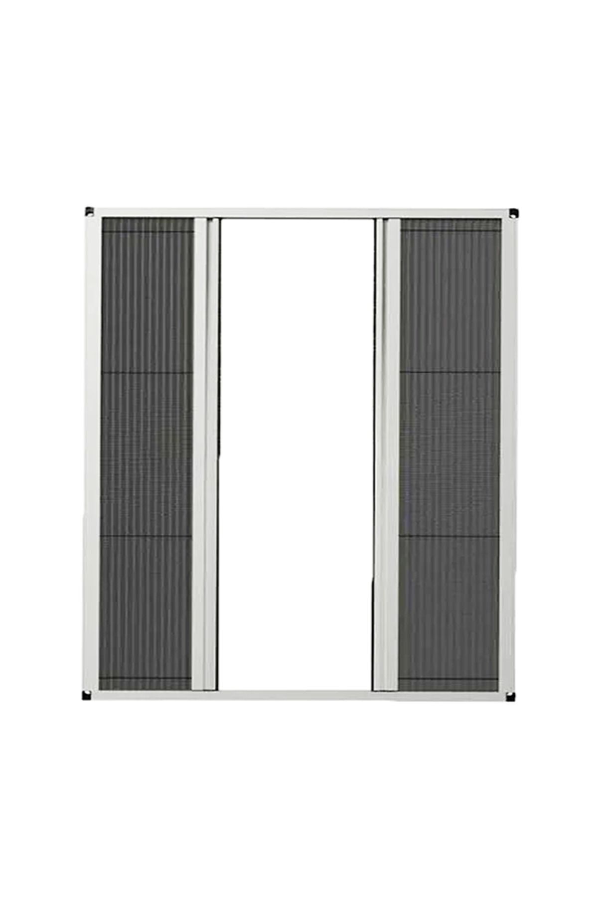 Accordion Double Pleated Pleated Window White Fly Screen (140x140 )desired Size
