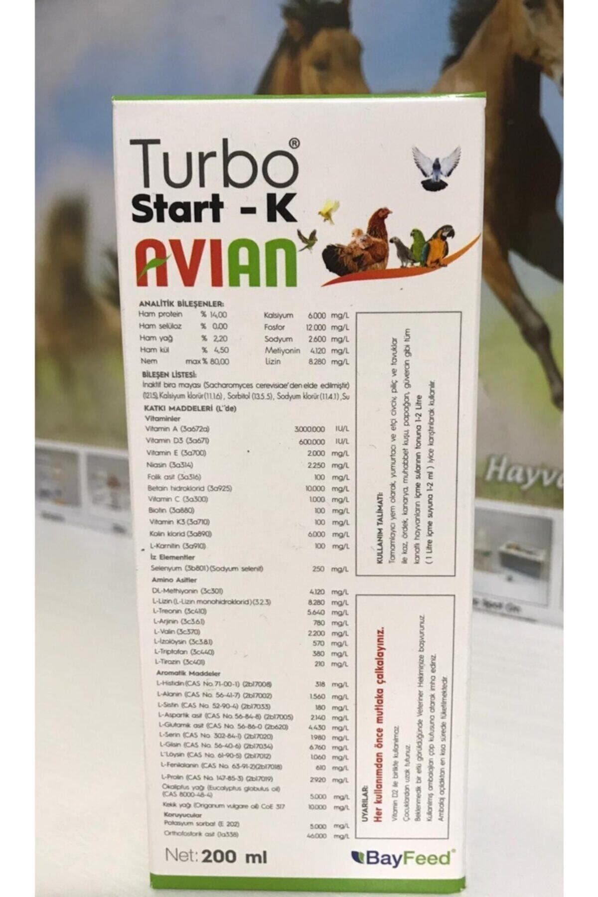 BayFeed Turbo Start-k Avıan 100ml