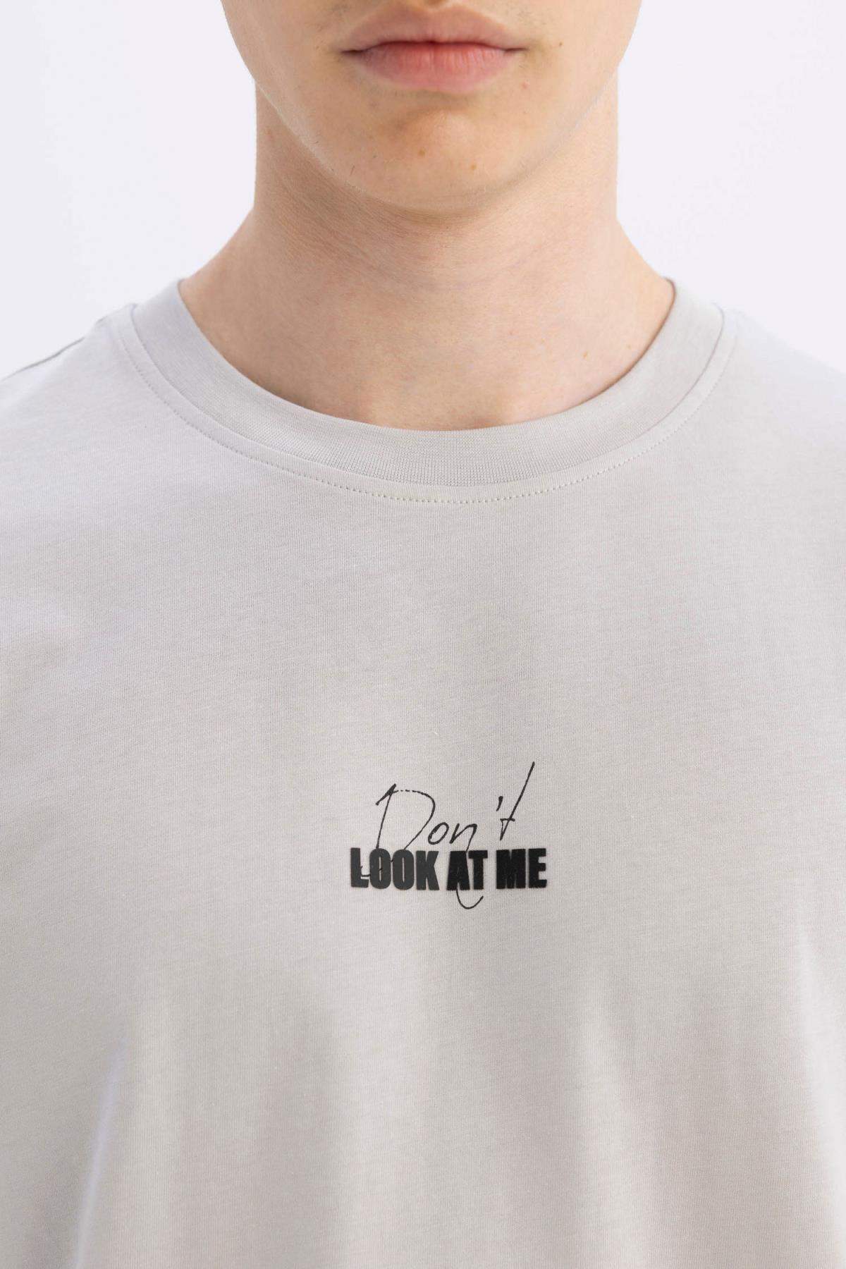 تی شرت مردانه دفاکتو | C5647AX24HS Defacto - Image 5