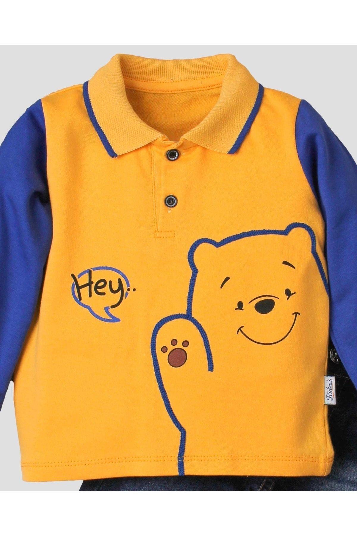 Kidex’s Baby Erkek Bebek Kısa Kollu Gömlek Pantolon Ikili Takım %100 Pamuklu fotoğrafı 2 (önizleme)